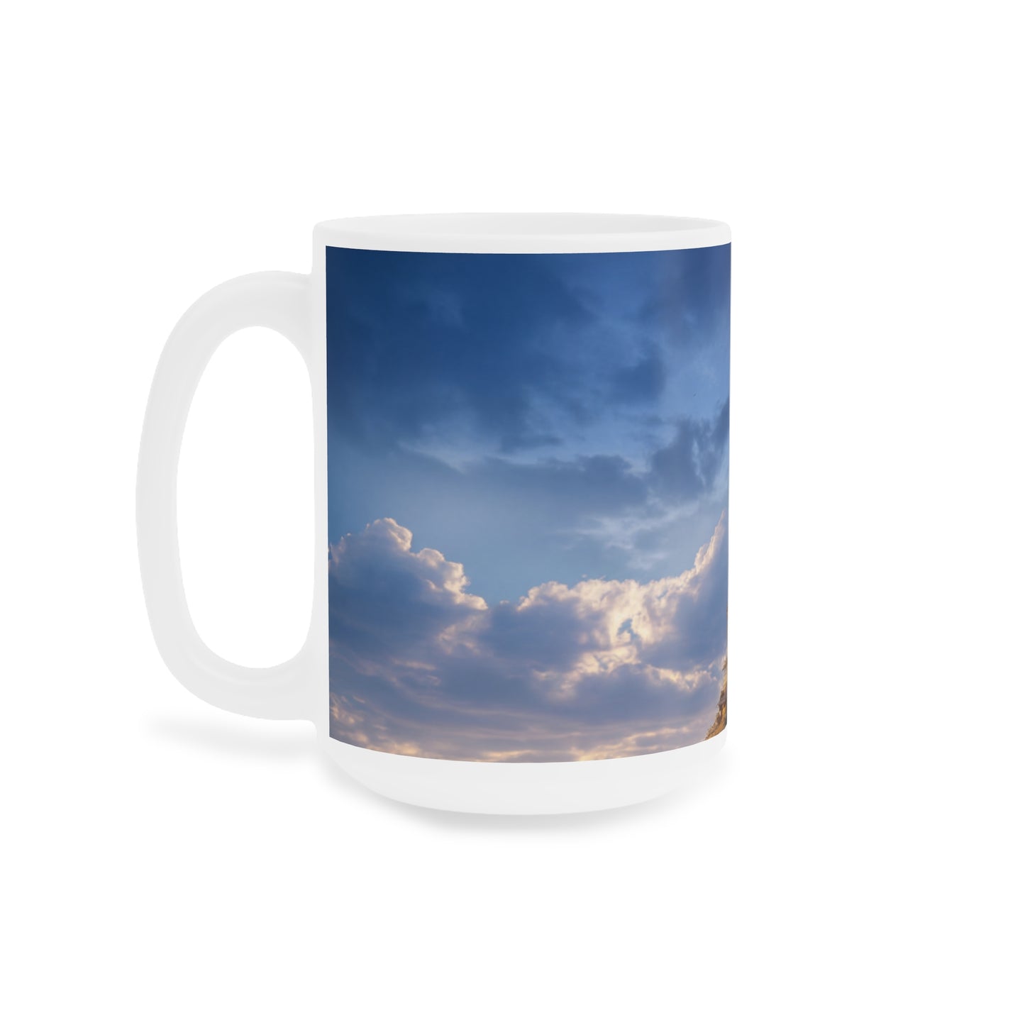 Skyborne Lighthouse Ceramic Mugs (11oz\15oz\20oz) – A Beacon in the Twilight