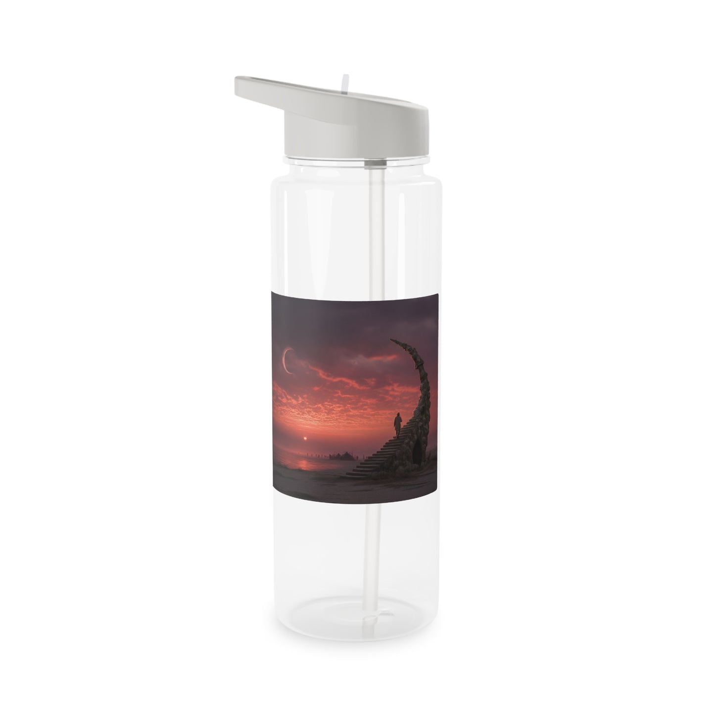 Crescent Stairway Tritan Water Bottle – Twilight Horizon Journey