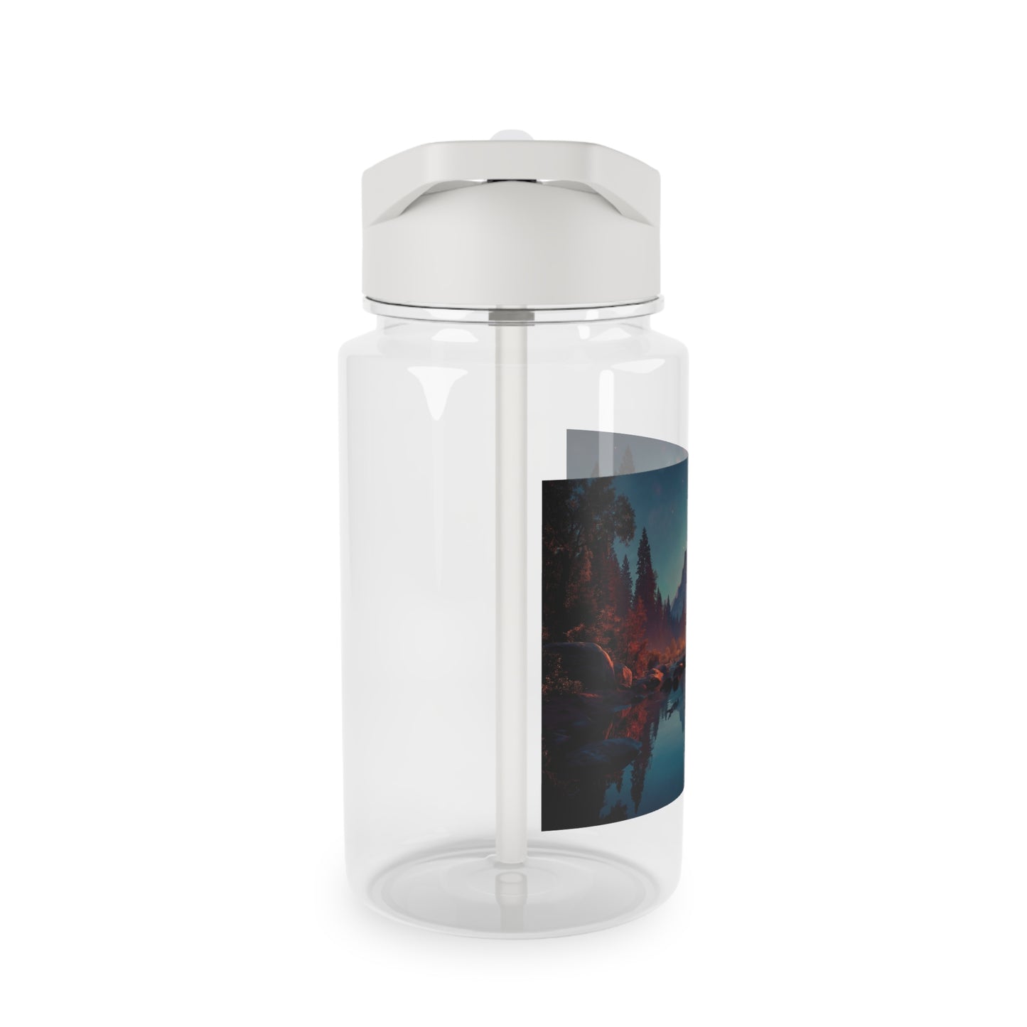 Twilight Valley Tritan Water Bottle – Starlit Reflections on the Merced