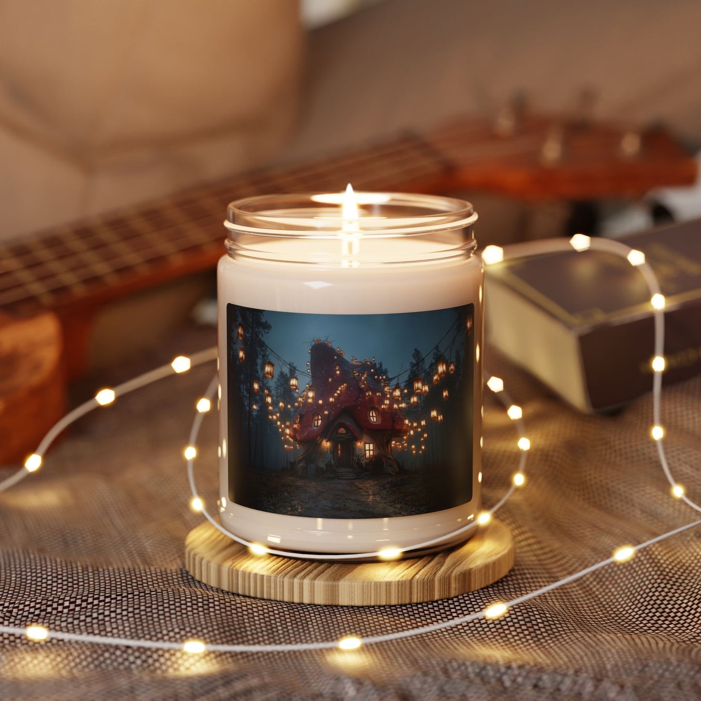Mushroom Cottage Lanterns Scented Soy Candle, 9oz – Whispering Forest Welcome