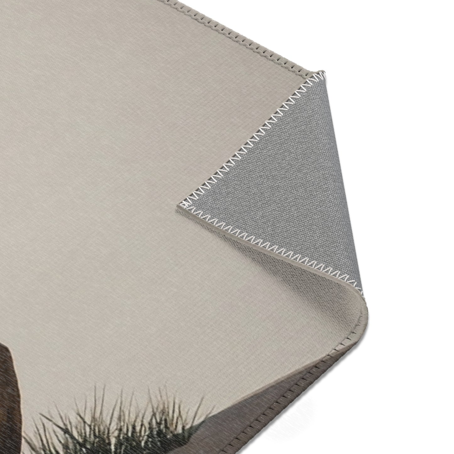 Luminescent Wisdom Tree Area Rug – Azure Grove in the Desert Sands