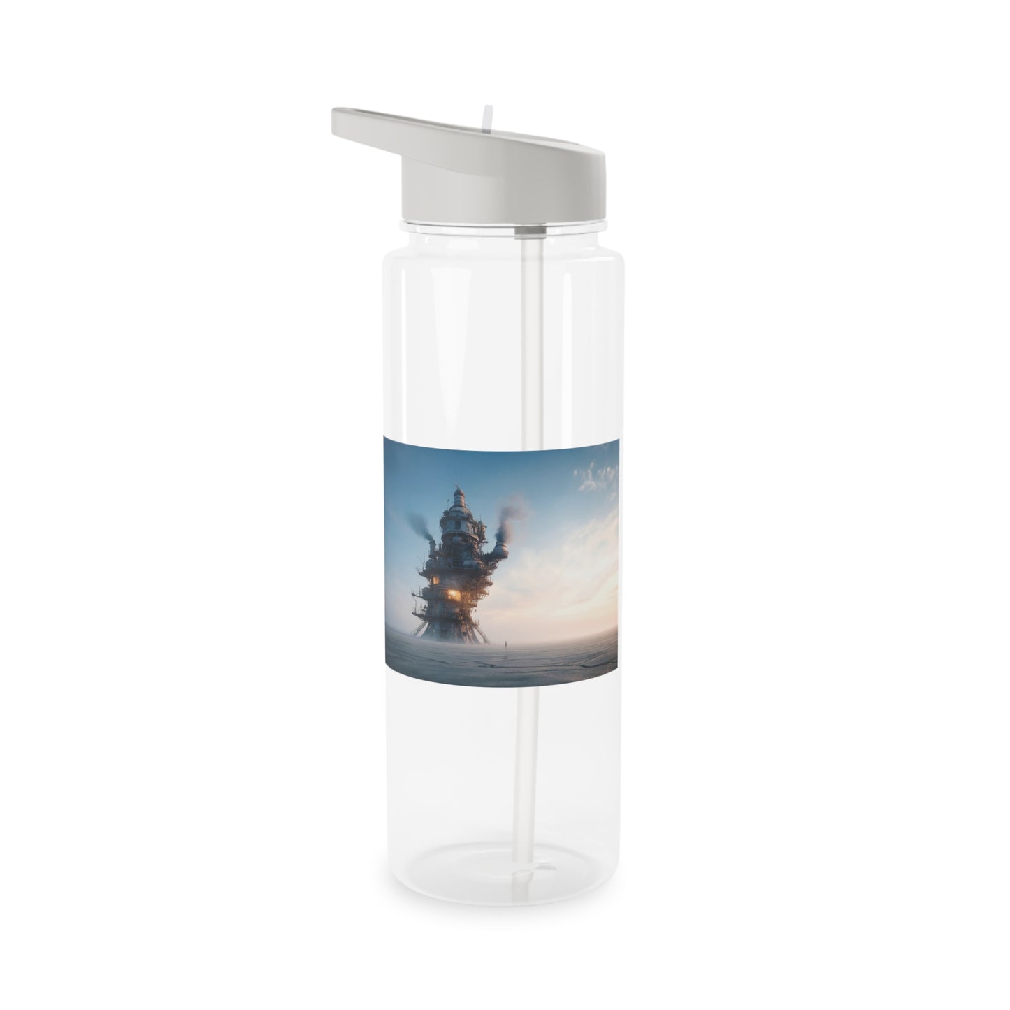 Steam Tower Tritan Water Bottle – Rustic Skywatcher Sentinel