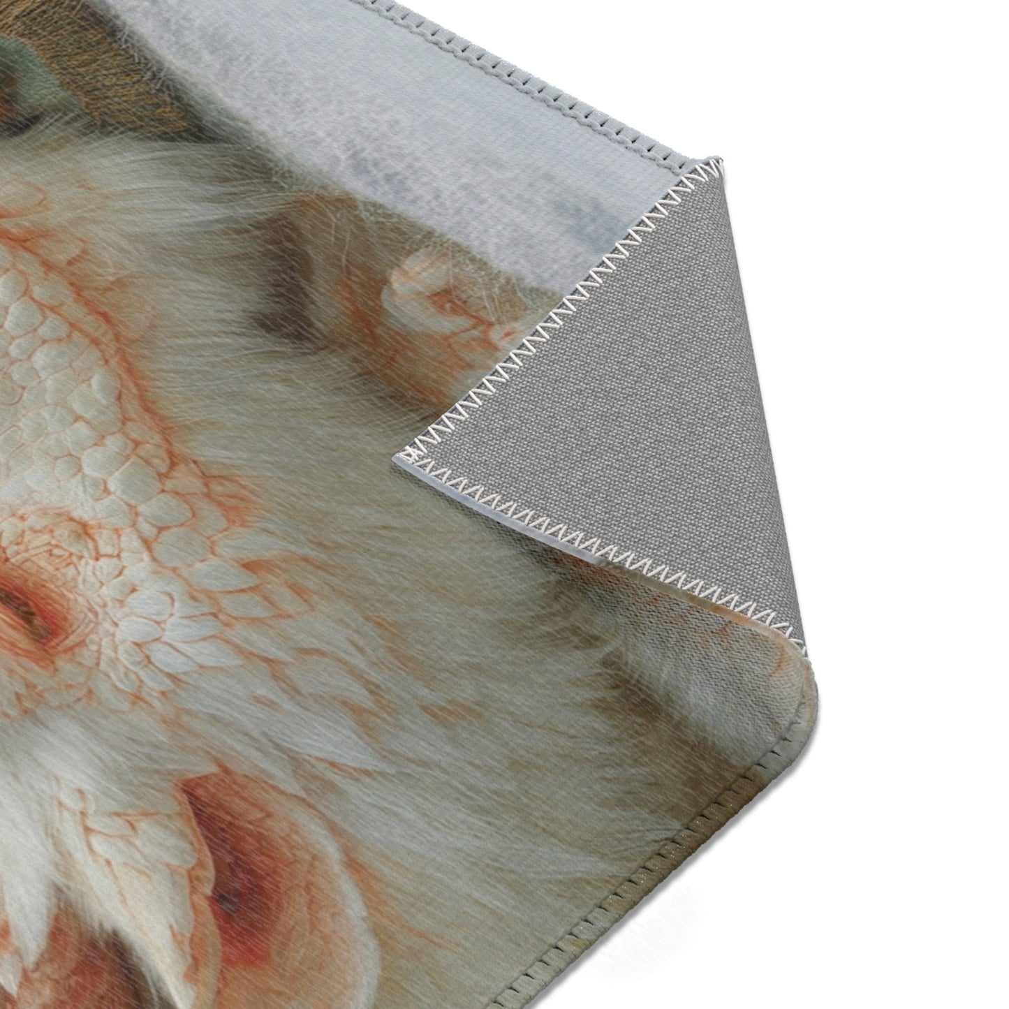 Snowbound Dragon & Child Area Rugs – Whispering Winter Sanctuary