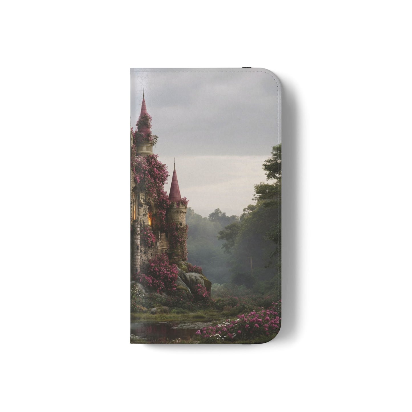 Blossom Spire Flip Cases – Pink Ivy Gothic Castle Cover