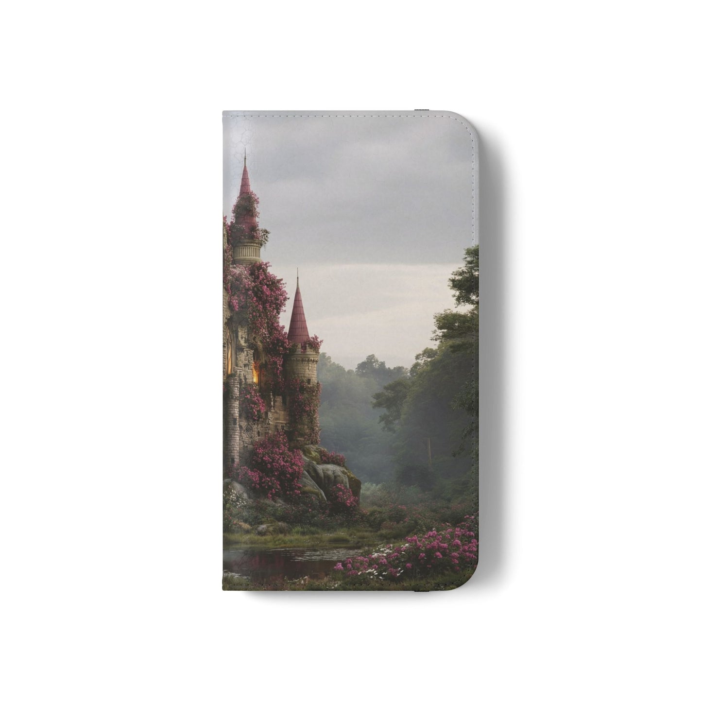 Blossom Spire Flip Cases – Pink Ivy Gothic Castle Cover