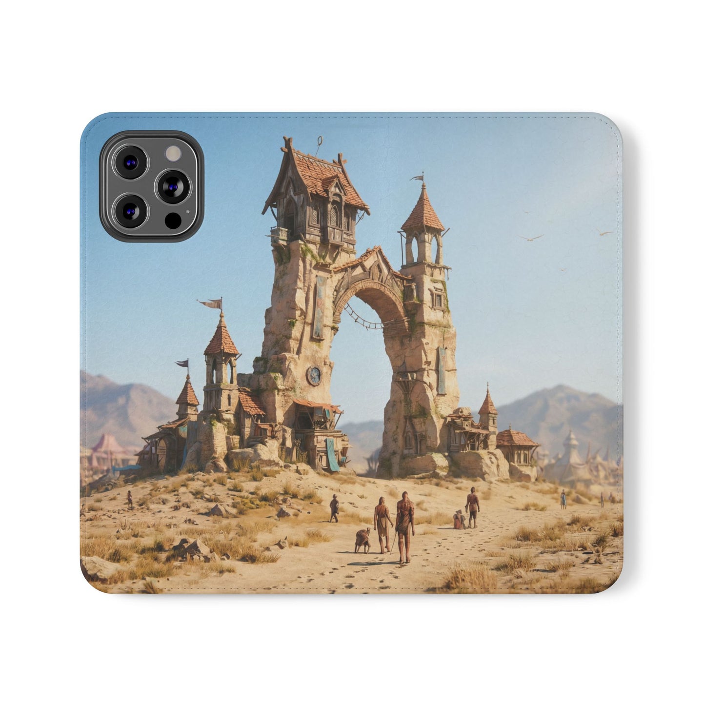 Desert Sentinel Gate Flip Cases – Weathered Archway Journey