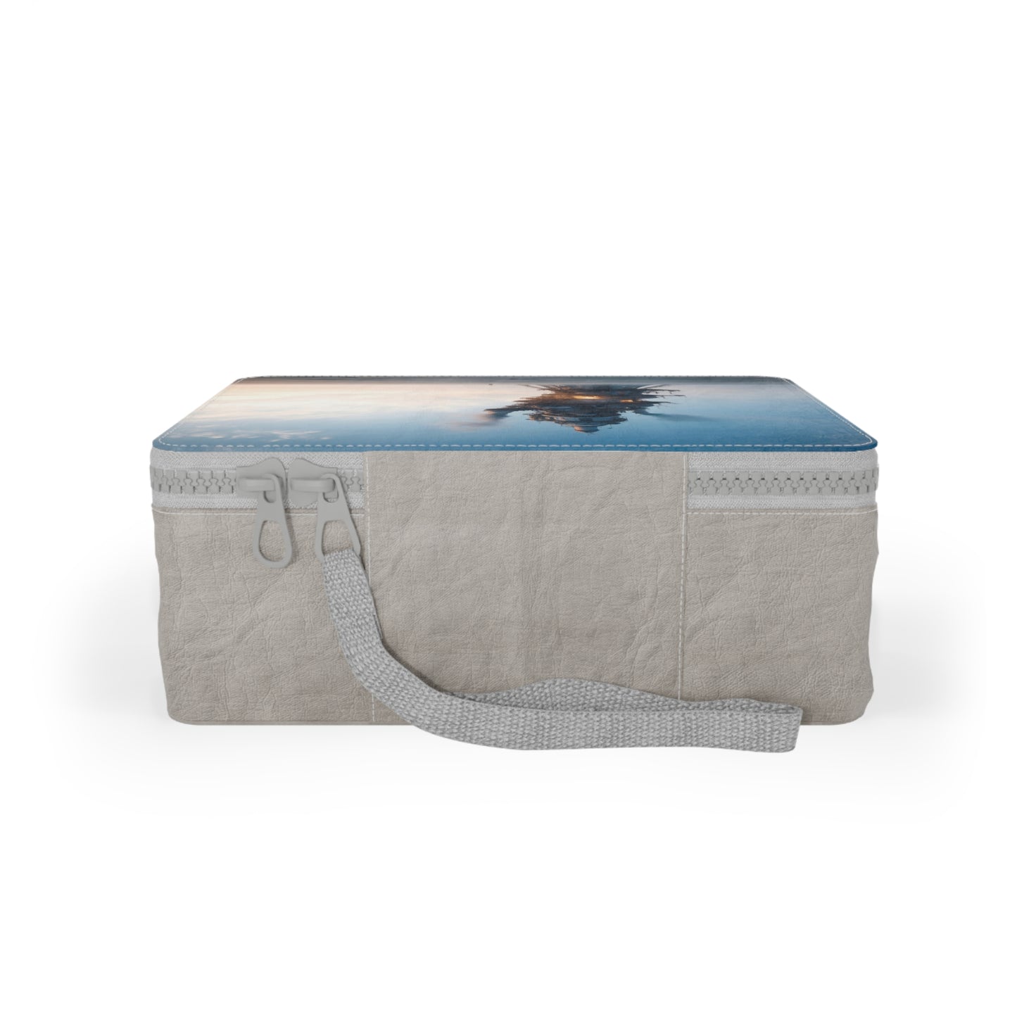 Skyward Steam Tower Paper Lunch Bag – Dusk’s Last Industrial Breath