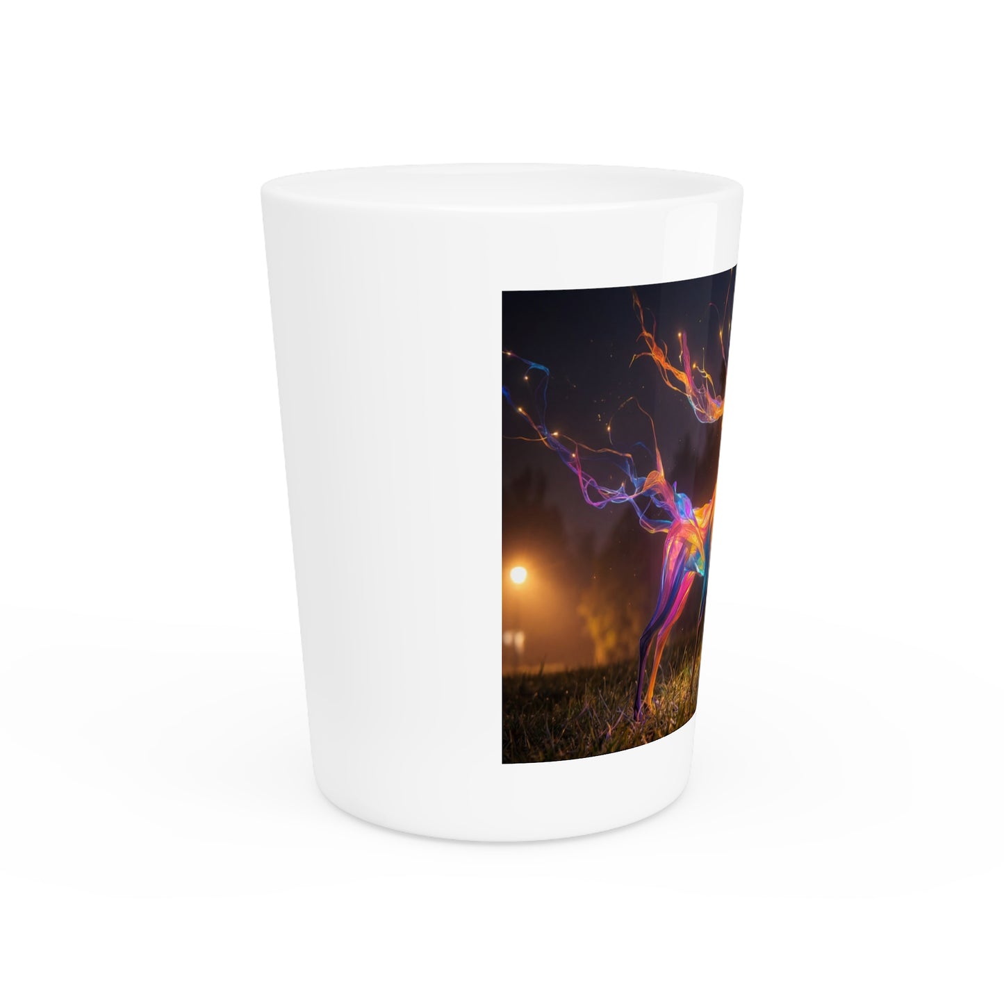 Prism Deer Shot Glass – Night Garden Luminescence