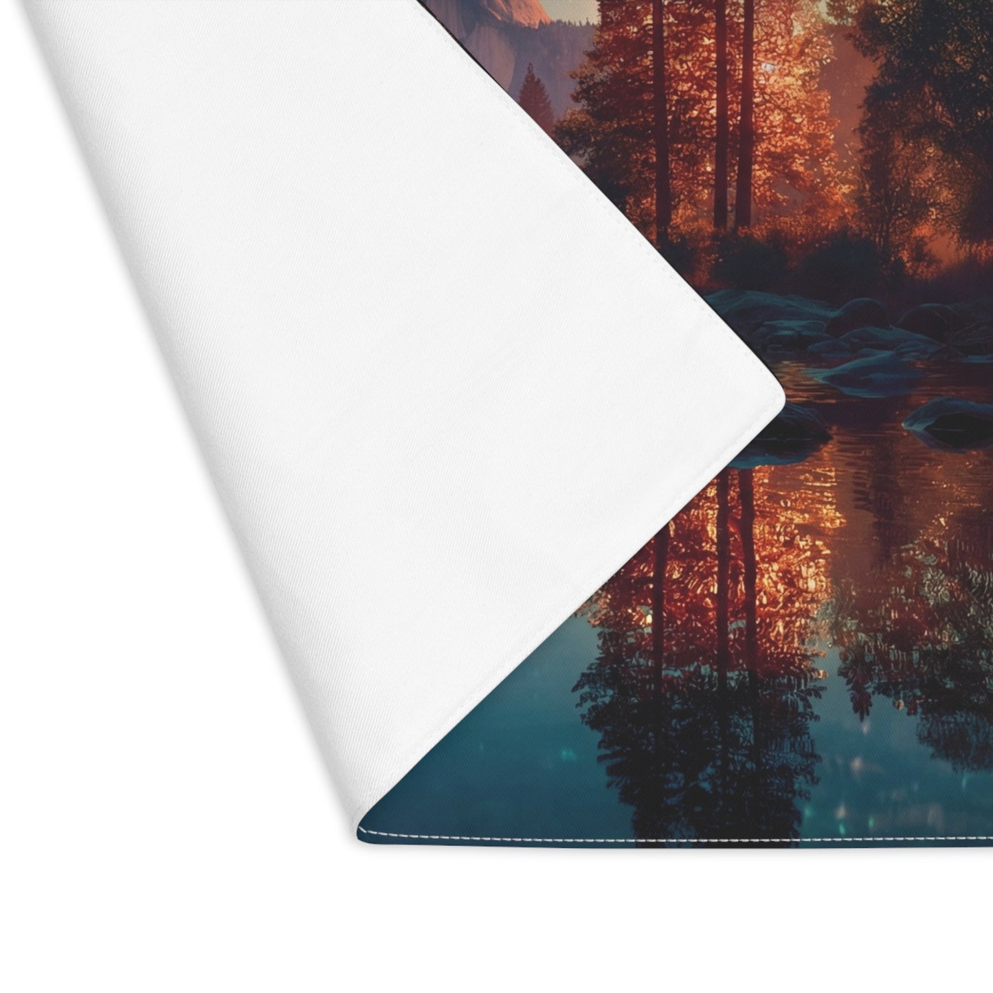 Starlit River Valley Placemat – Half Dome’s Whispering Reflection