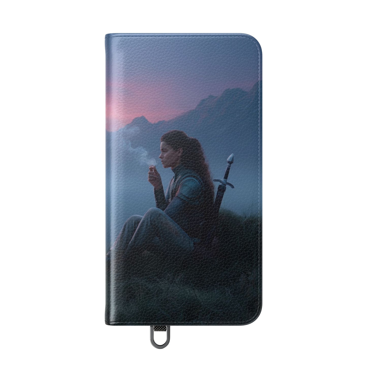 Silent Guardian Flip Cases – Misty Dawn Warrior and Dragon Companion