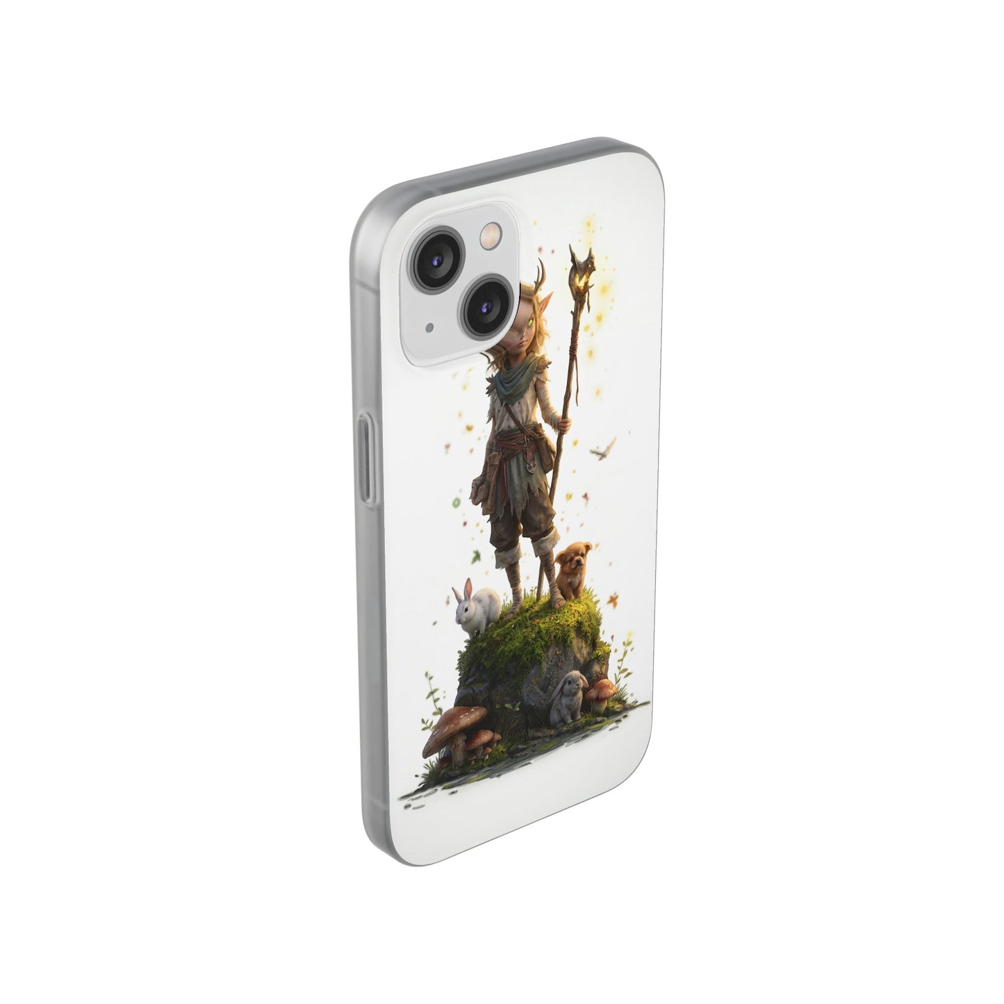 Forest Sentinel Flexi Cases – Luminescent Deerhorn Guardian