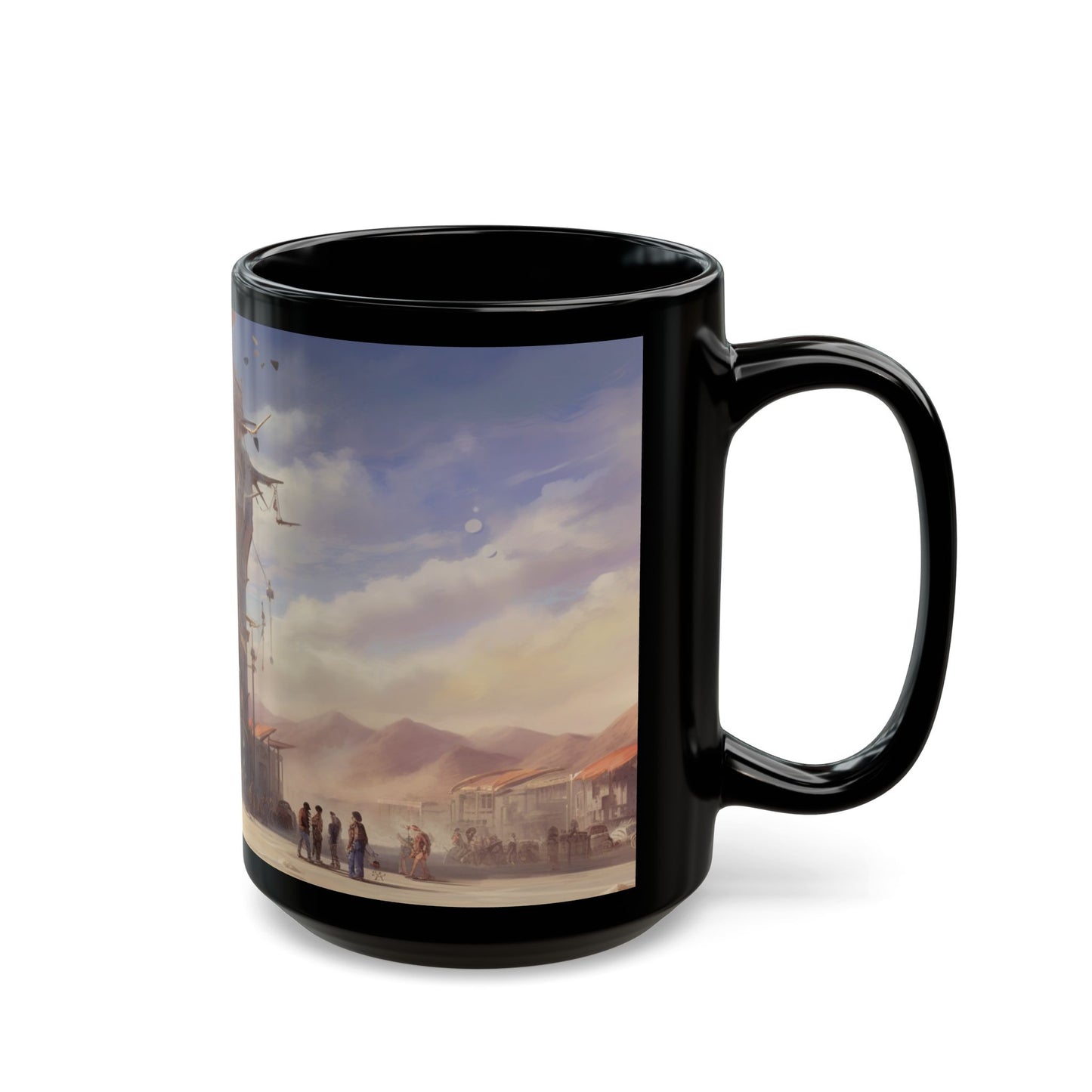 Steampunk Skybound Clock Mug