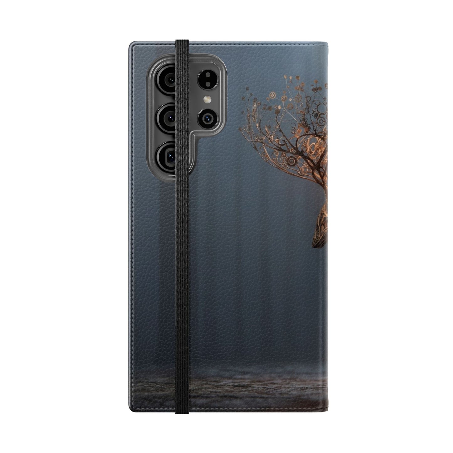 Mechanical Deer Flip Cases – Gears and Twilight Forest Guardian