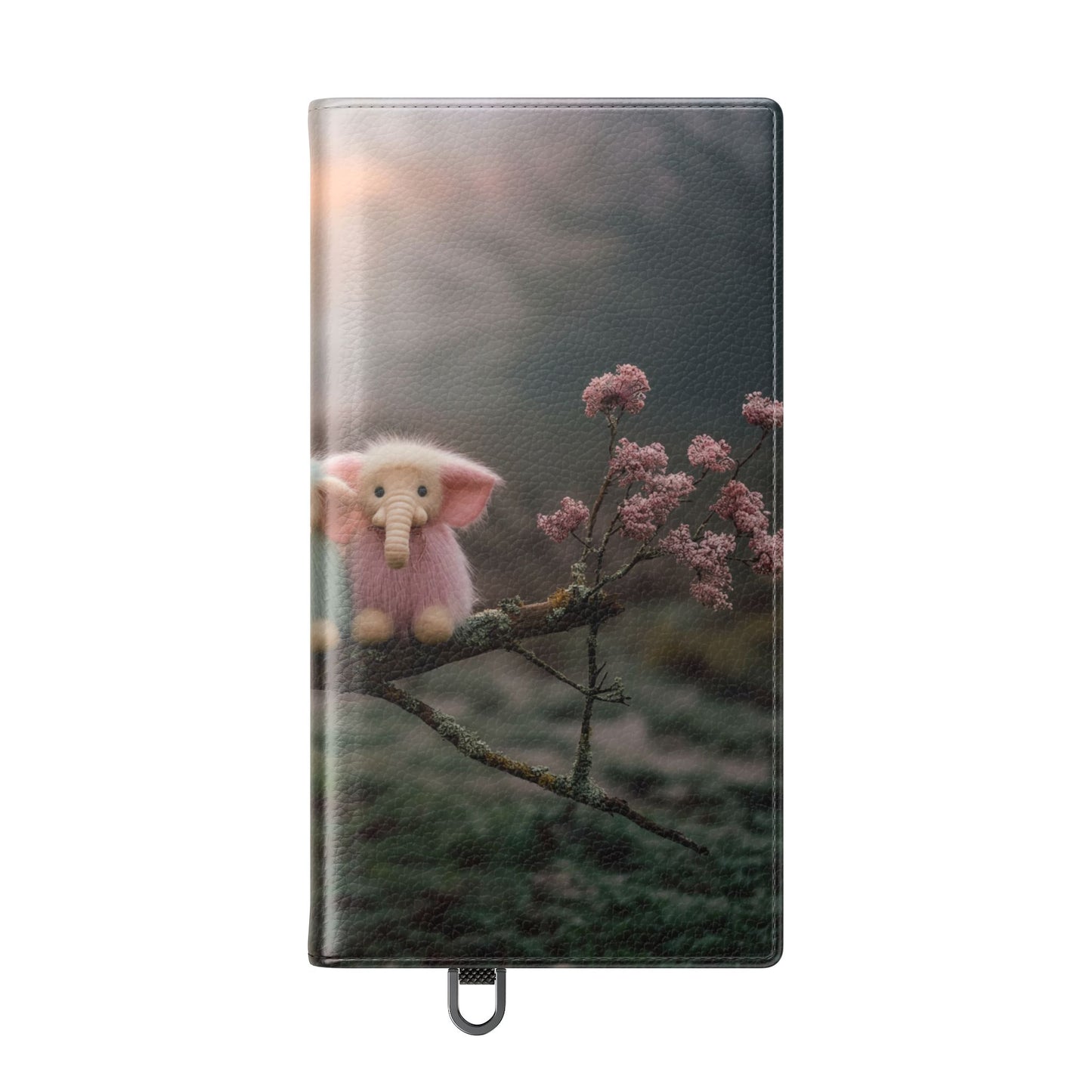 Mossy Branch Elephants Flip Cases – Pastel Fluff Guardians