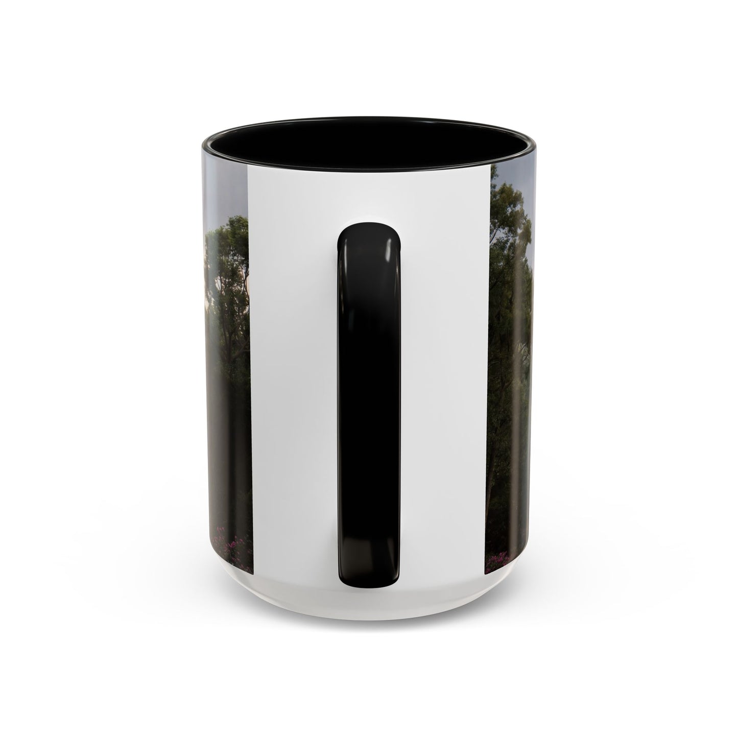Rose-Clad Castle Accent Coffee Mug (11, 15oz) – Whispers of Twilight Blooms