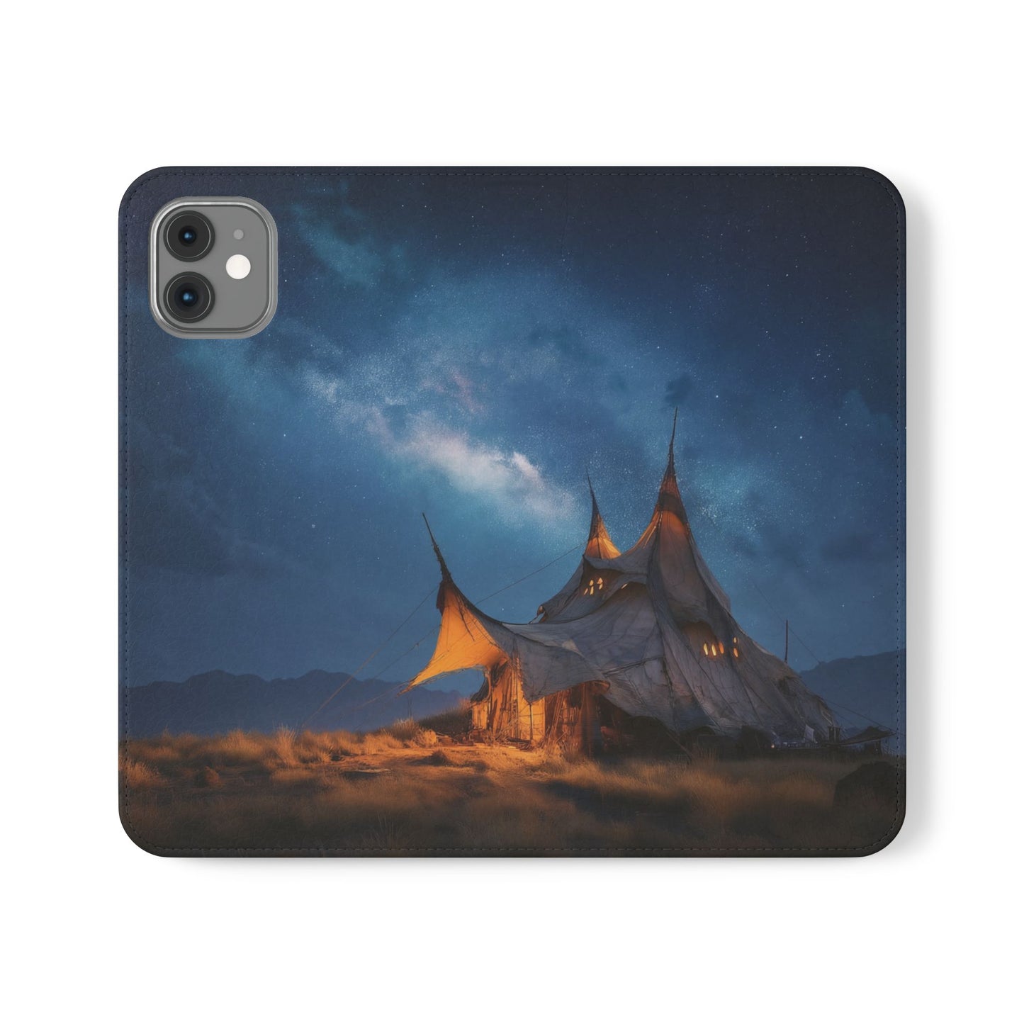 Stardust Nomad Tent Flip Cases – Milky Way Caravan Canvas