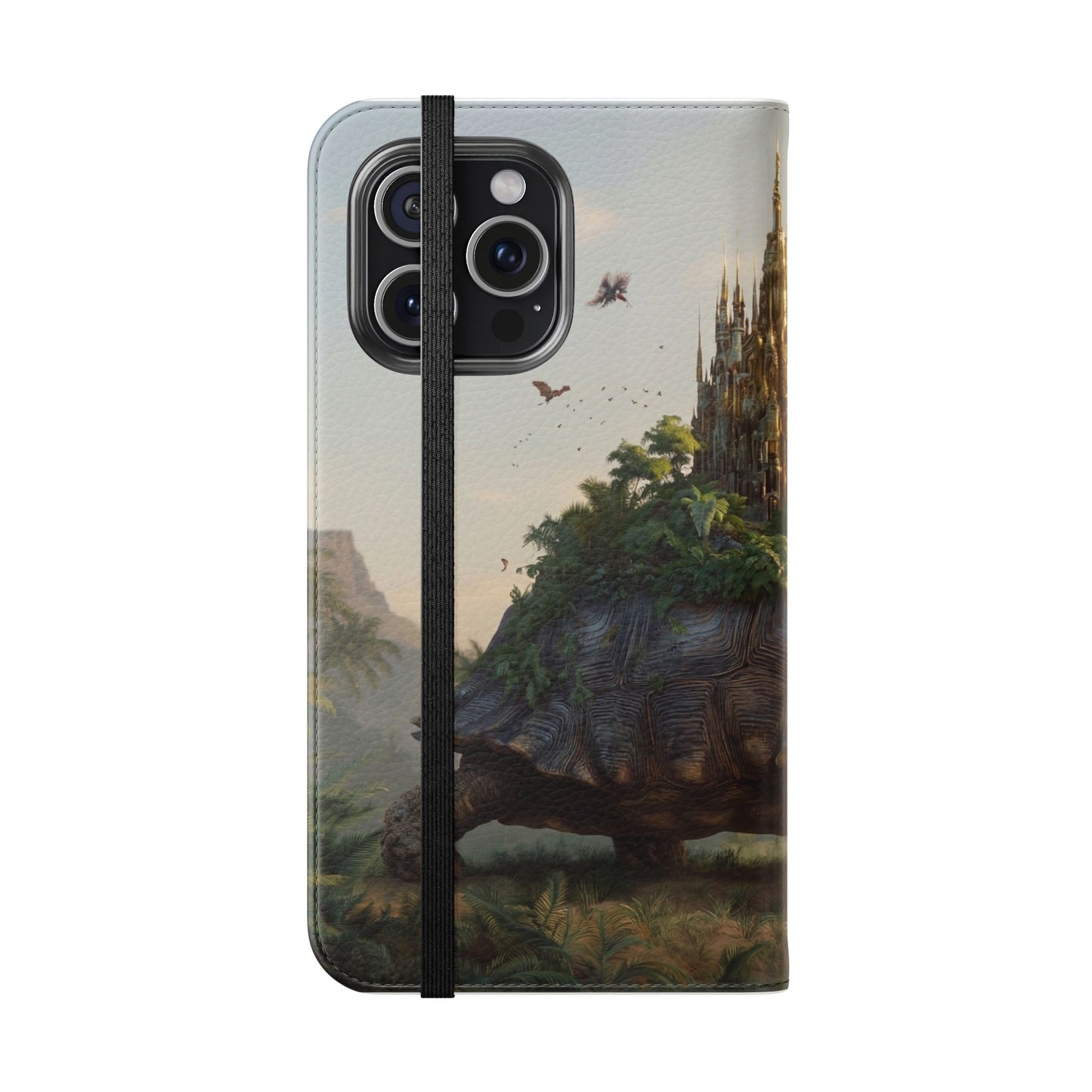 Castle Turtle Flip Cases – Golden Spire Jungle Guardian