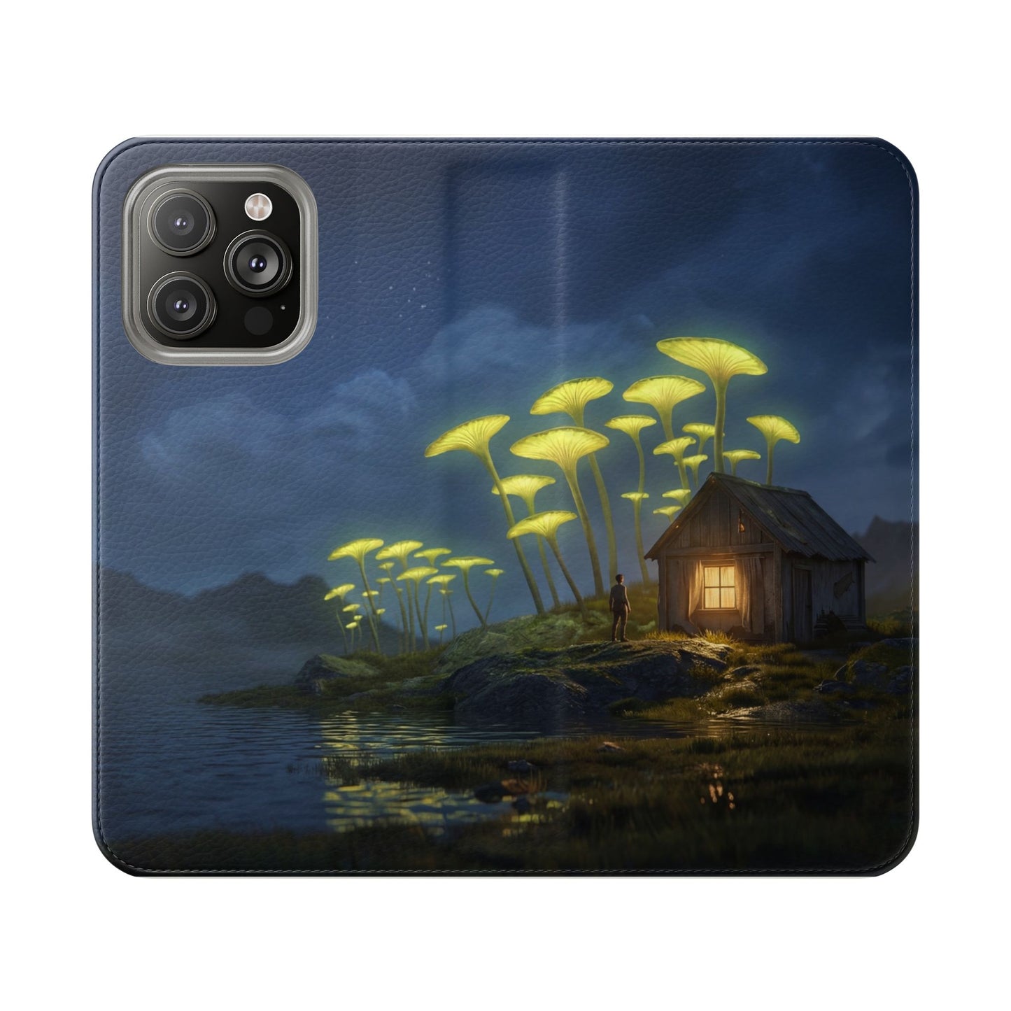 Glowing Mushroom Cottage Flip Cases – Whispering Grove Nightlight
