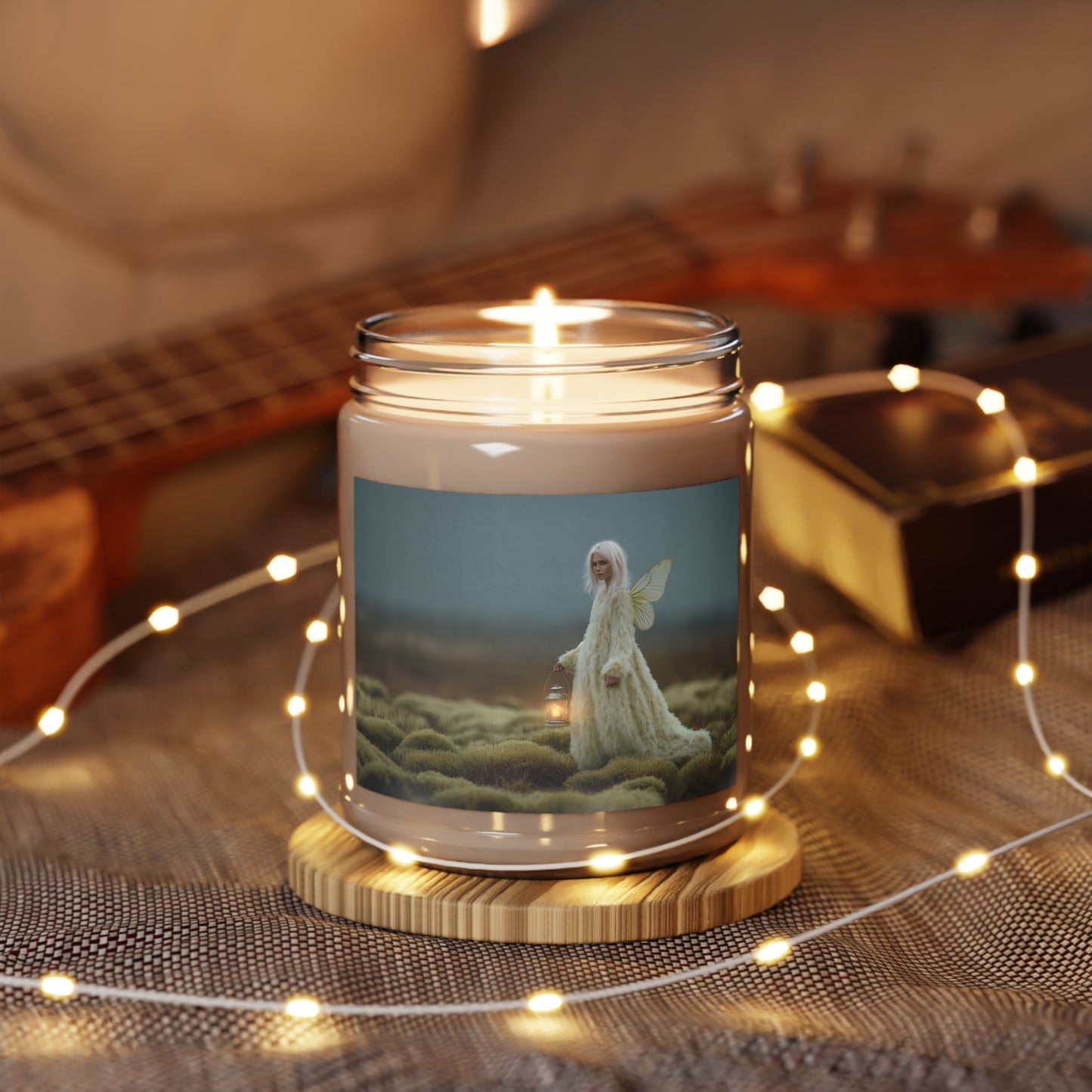 Moonlit Faerie with Lantern Scented Soy Candles with White Lid, 9oz – Keeper of the Mossy Glade