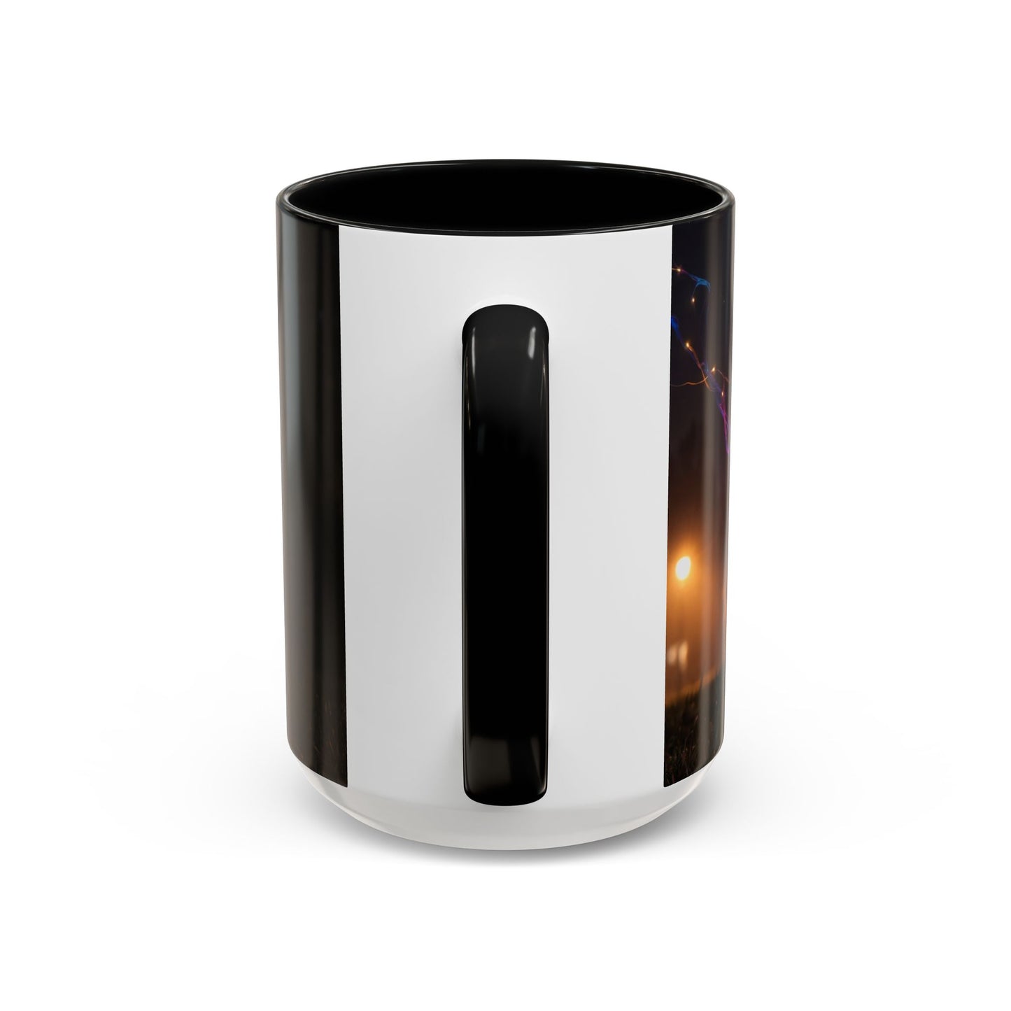 Chromatic Stag Accent Coffee Mug (11, 15oz) – Twilight Luminescence