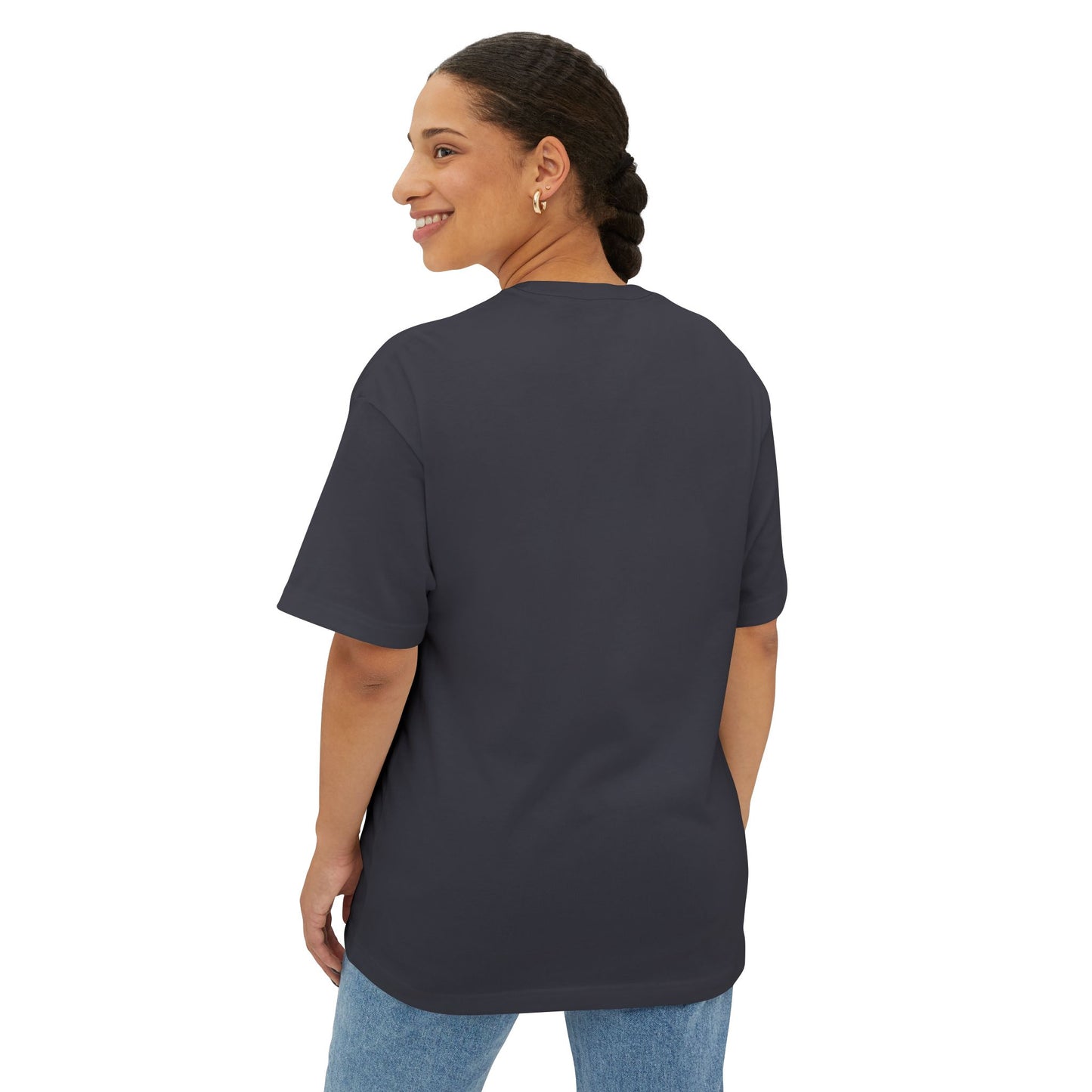 Lantern-Bearing Reaper Oversized Boxy Tee – Hooded Sentinel with Scythe and Warm Glow