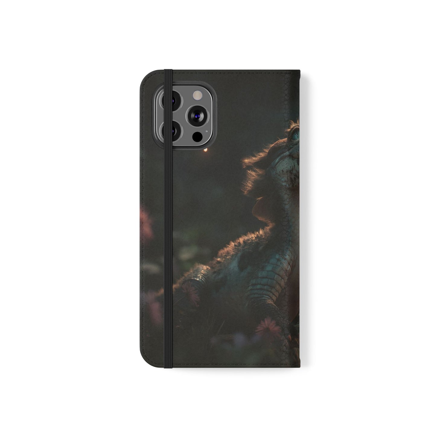 Crocodile Butterfly Flip Cases – Tender Guardian with Moth Companion