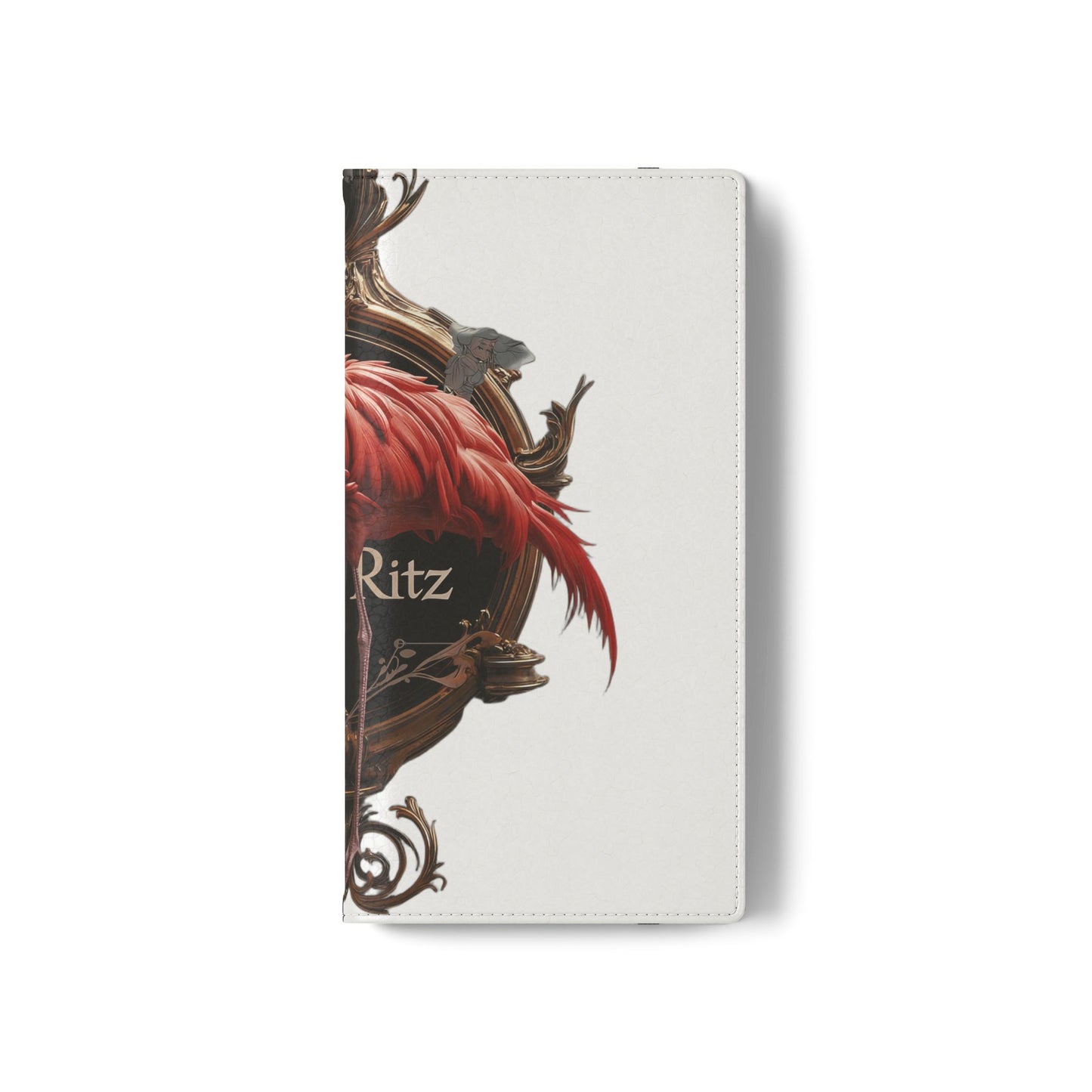 The Ritz Flamingo Flip Cases – Gilded Ornate Frame Art Design