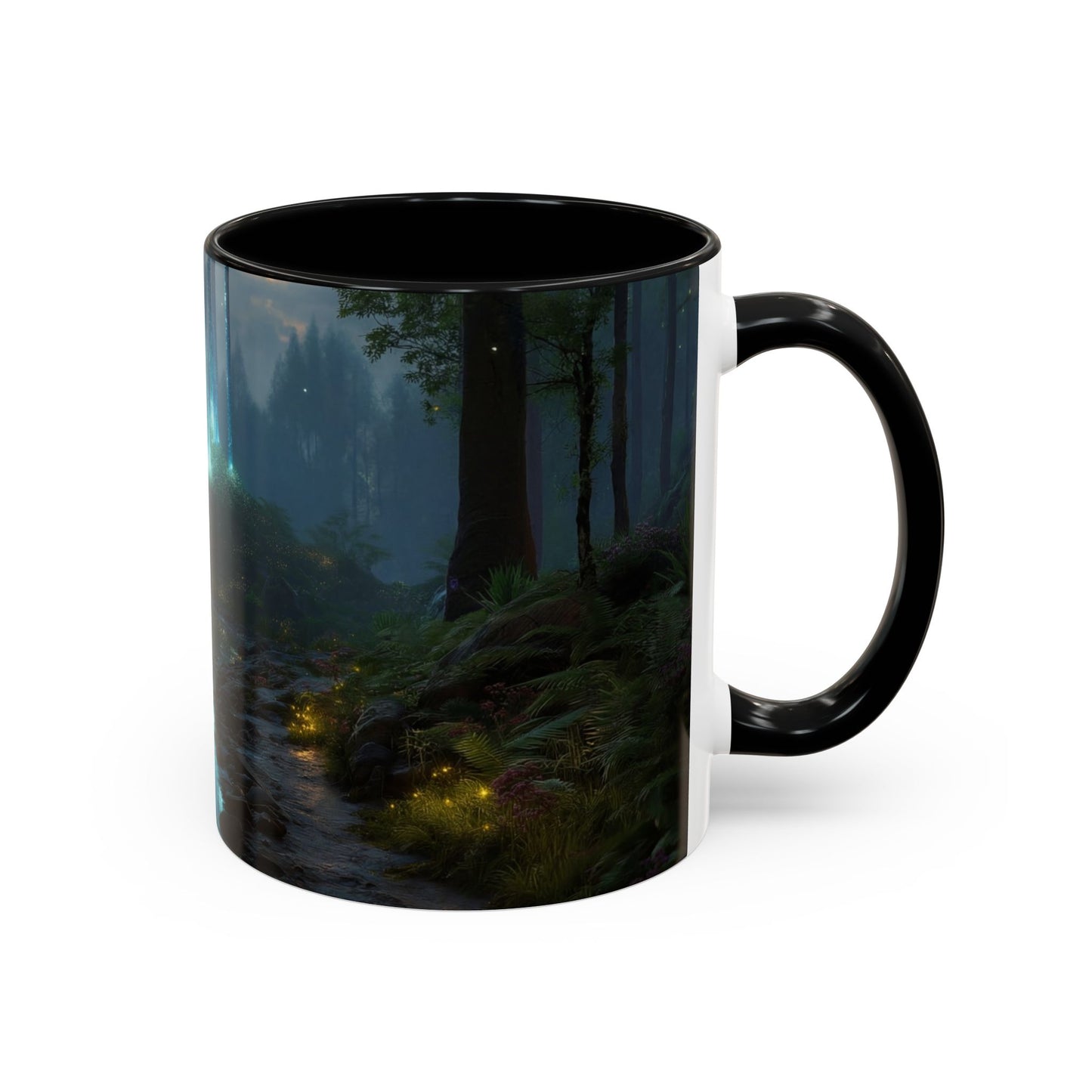 Celestial Falls Accent Coffee Mug (11, 15oz) – Twilight’s Whispering Woods