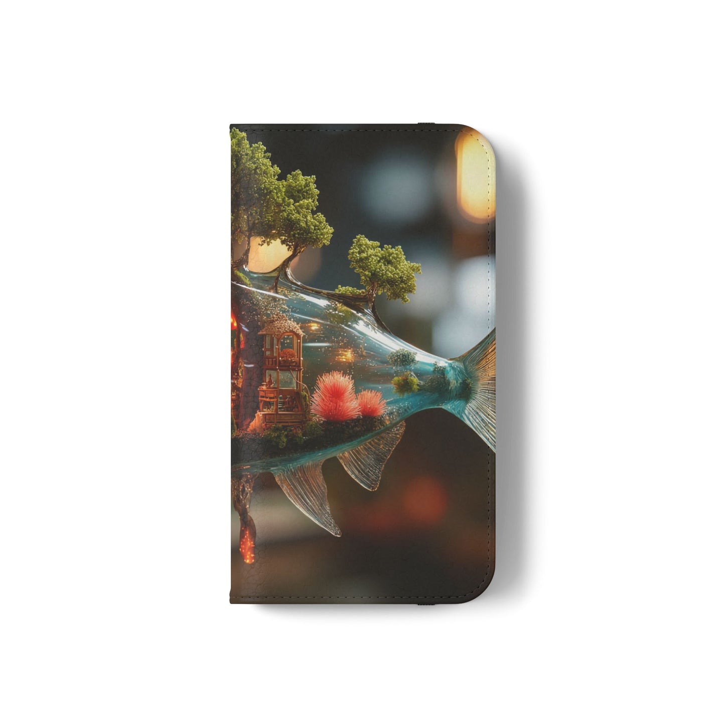 Forest Fish Flip Case – Liquid Glowwood Dreamscape