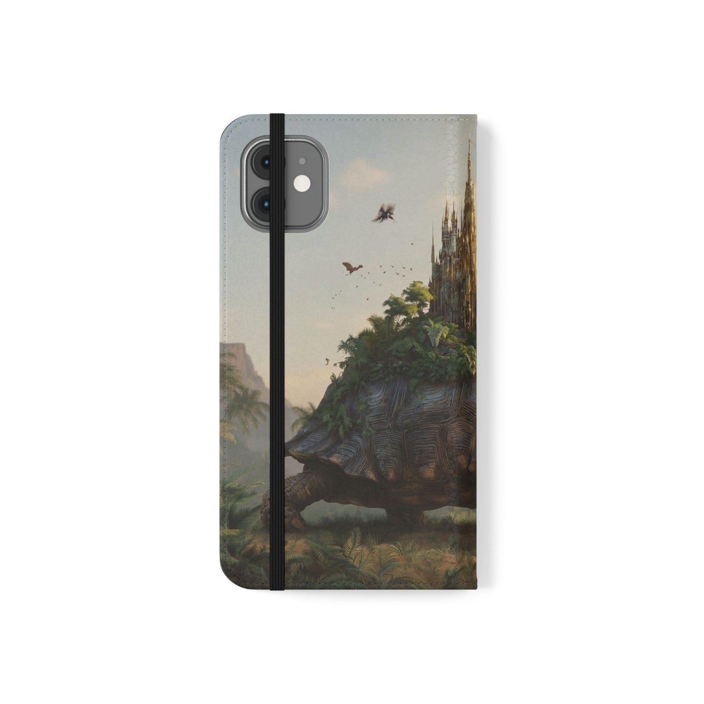 Castle Turtle Flip Cases – Golden Spire Jungle Guardian