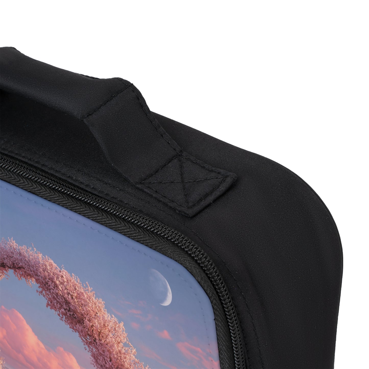 Cherry Blossom Portal Lunch Bag – Whispers of Twilight Garden