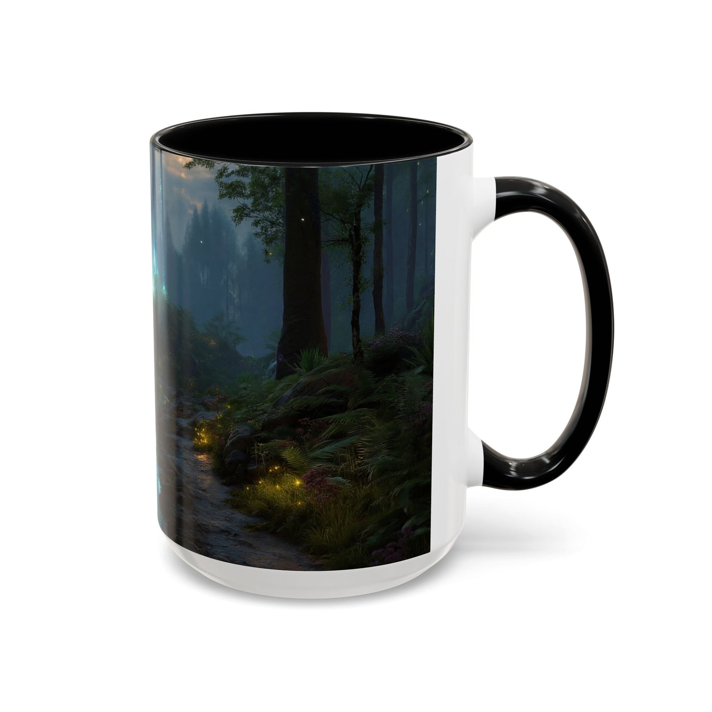 Celestial Falls Accent Coffee Mug (11, 15oz) – Twilight’s Whispering Woods