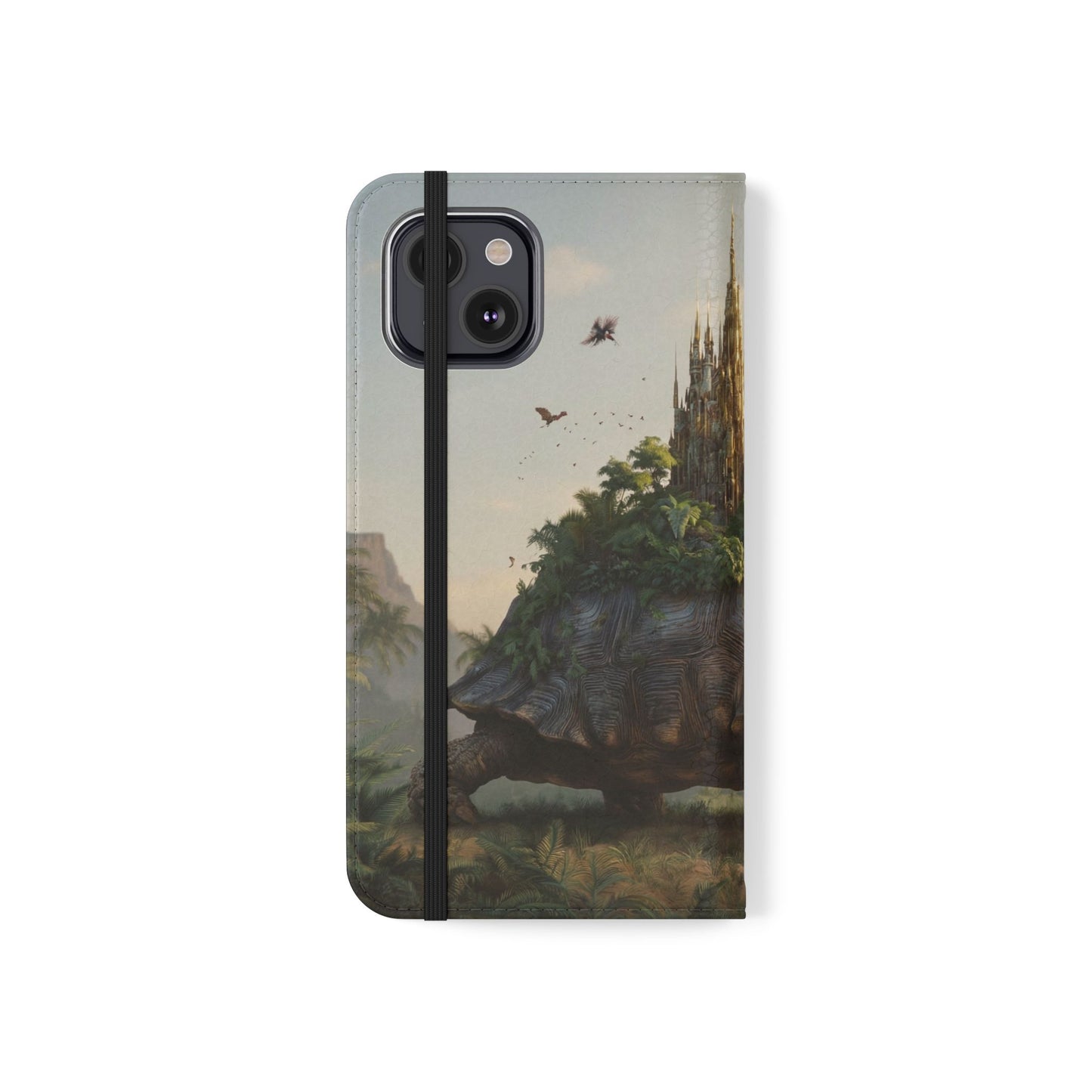 Castle Turtle Flip Cases – Golden Spire Jungle Guardian