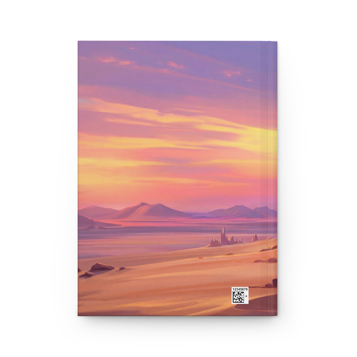 Desert Mirage Pavilion Journal Matte – Sunset Oasis Dreamscape