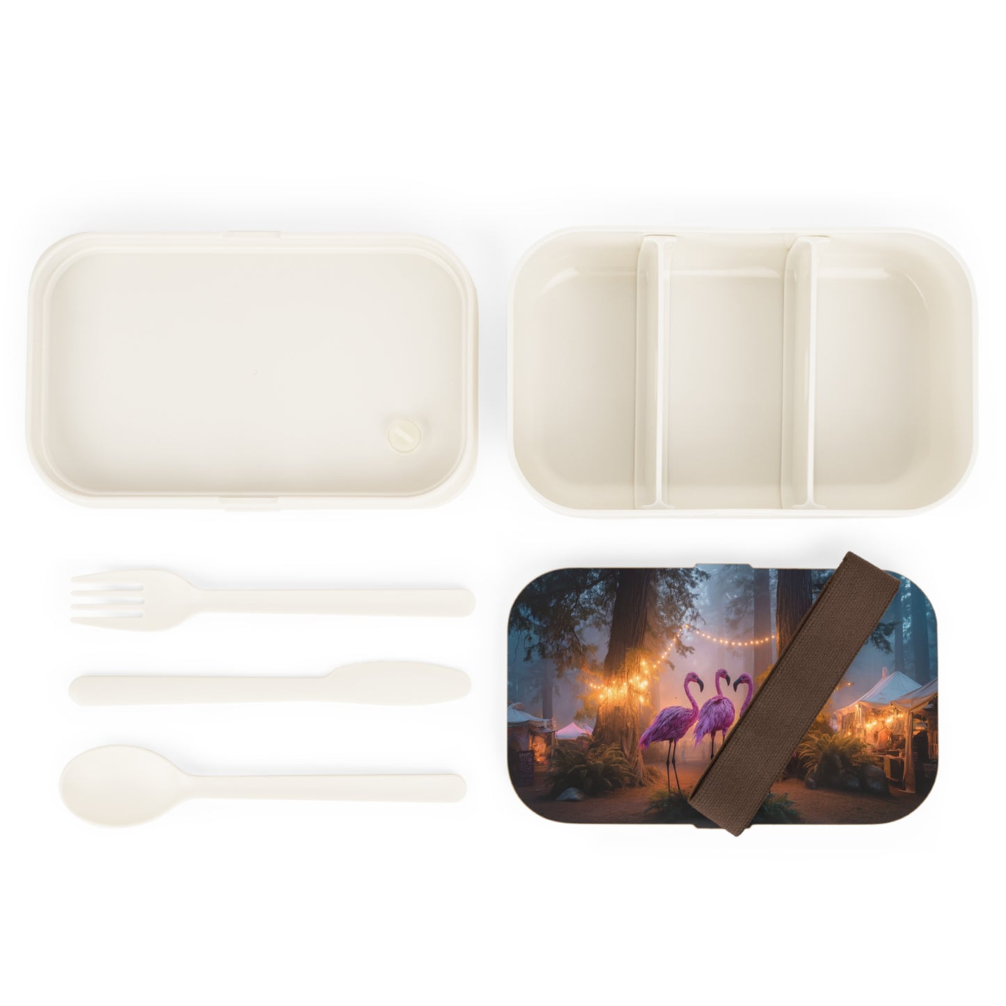 Pink Flamingo Grove Bento Lunch Box – Twilight Forest Festival