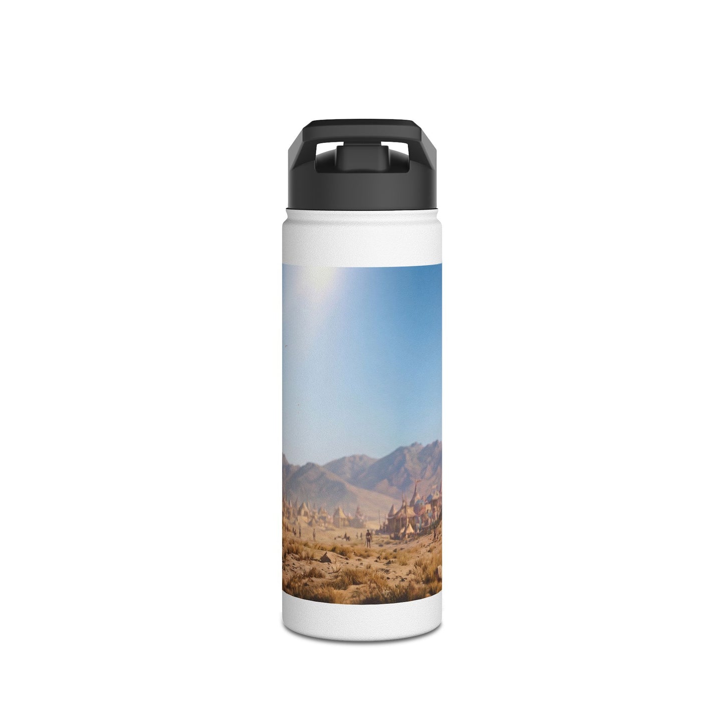 Desert Citadel Water Bottle – Sunlit Ruins of the Forgotten Kingdom