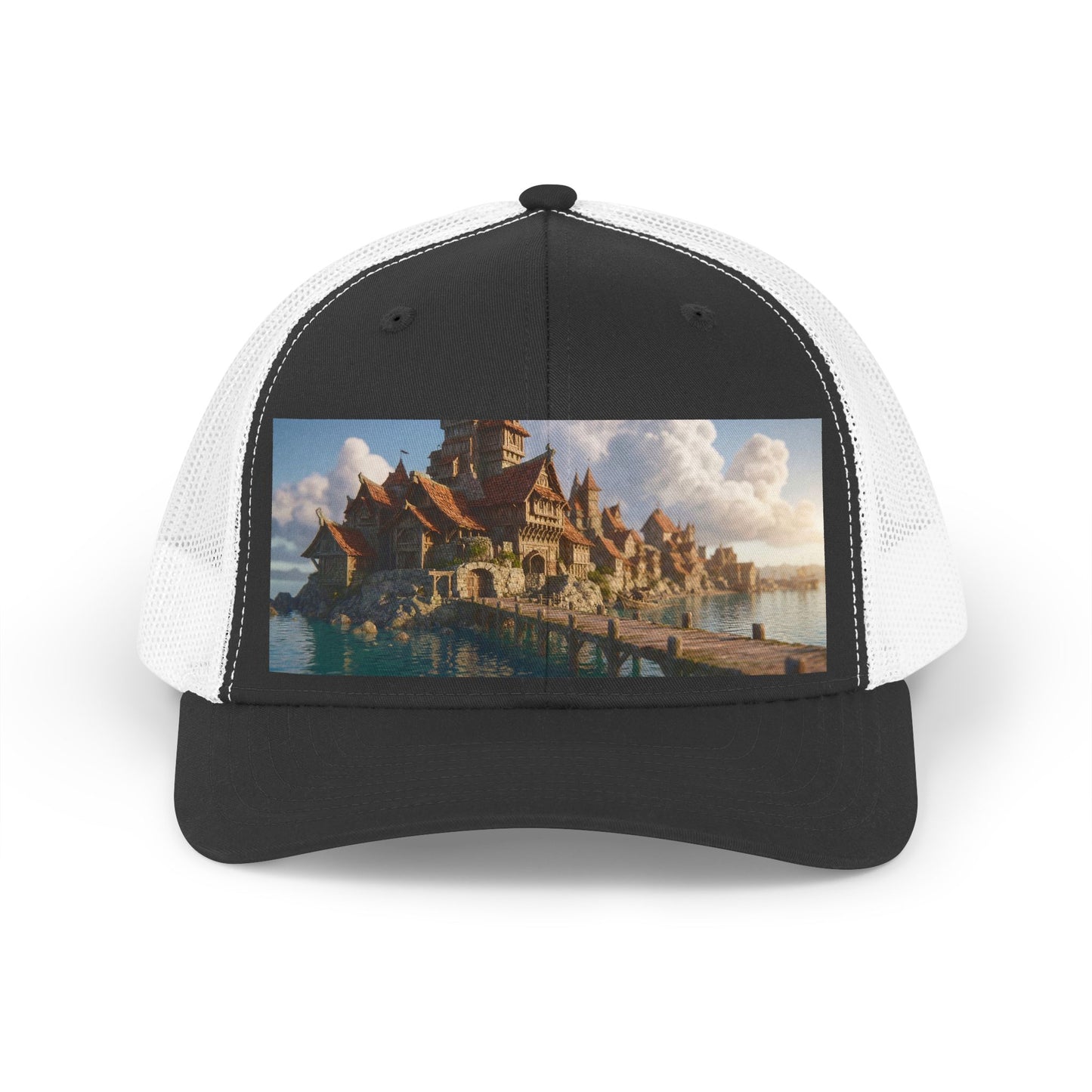 Coastal Stonekeep Trucker Retro Hat – Timber Village Waterside Haven
