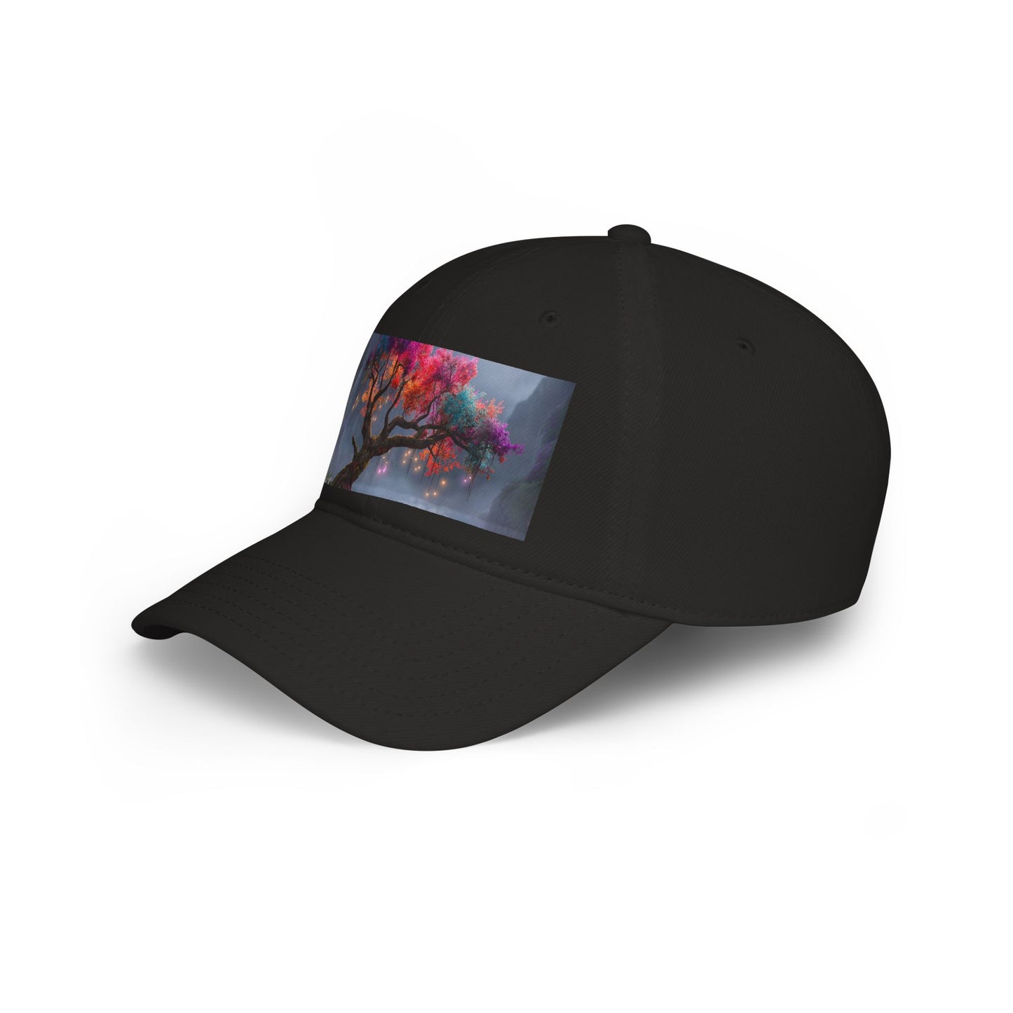 Prismatic River Tree Low Profile Baseball Cap – Ethereal Moonlit Canopy