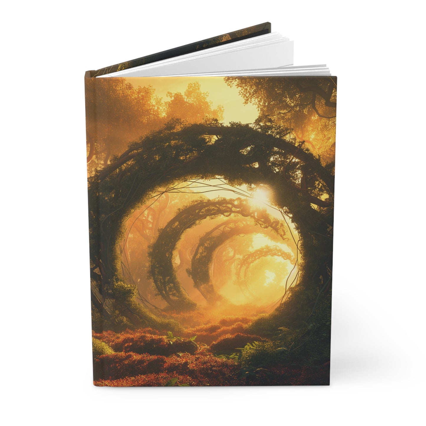 Spiral Grove Hardcover Journal Matte – Golden Twilight Portal