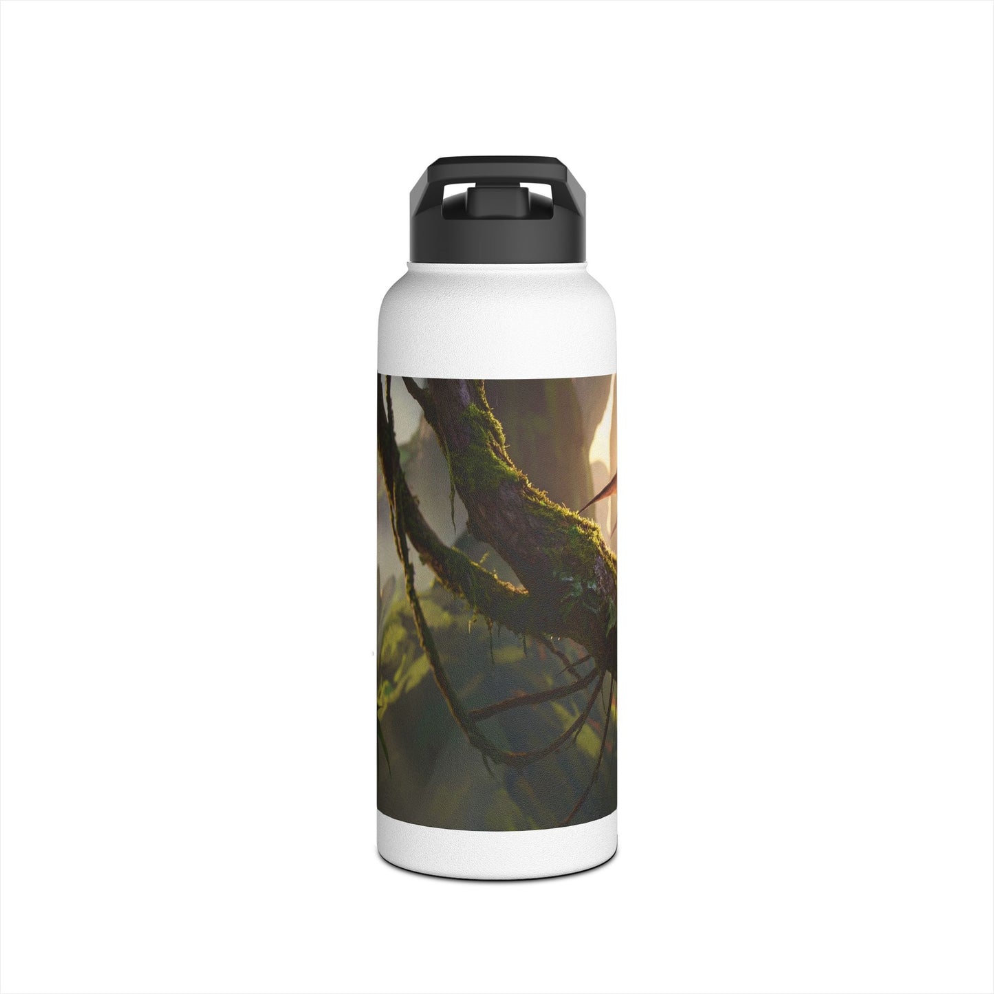 Winged Siamese Kittens Water Bottle – Sunlit Grove Whispers