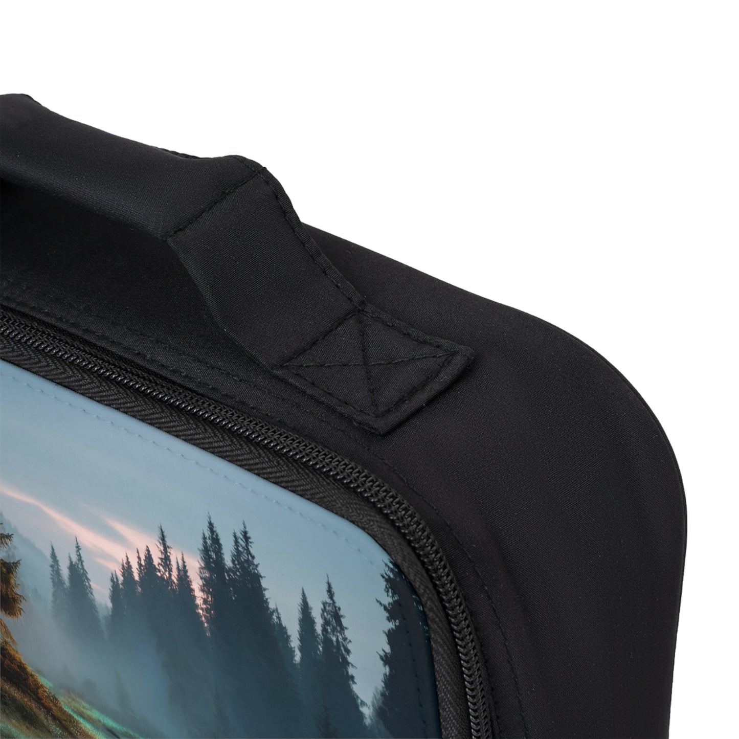 Bioluminescent Forest Path Lunch Bag – Glow-Woven Twilight Wanderer