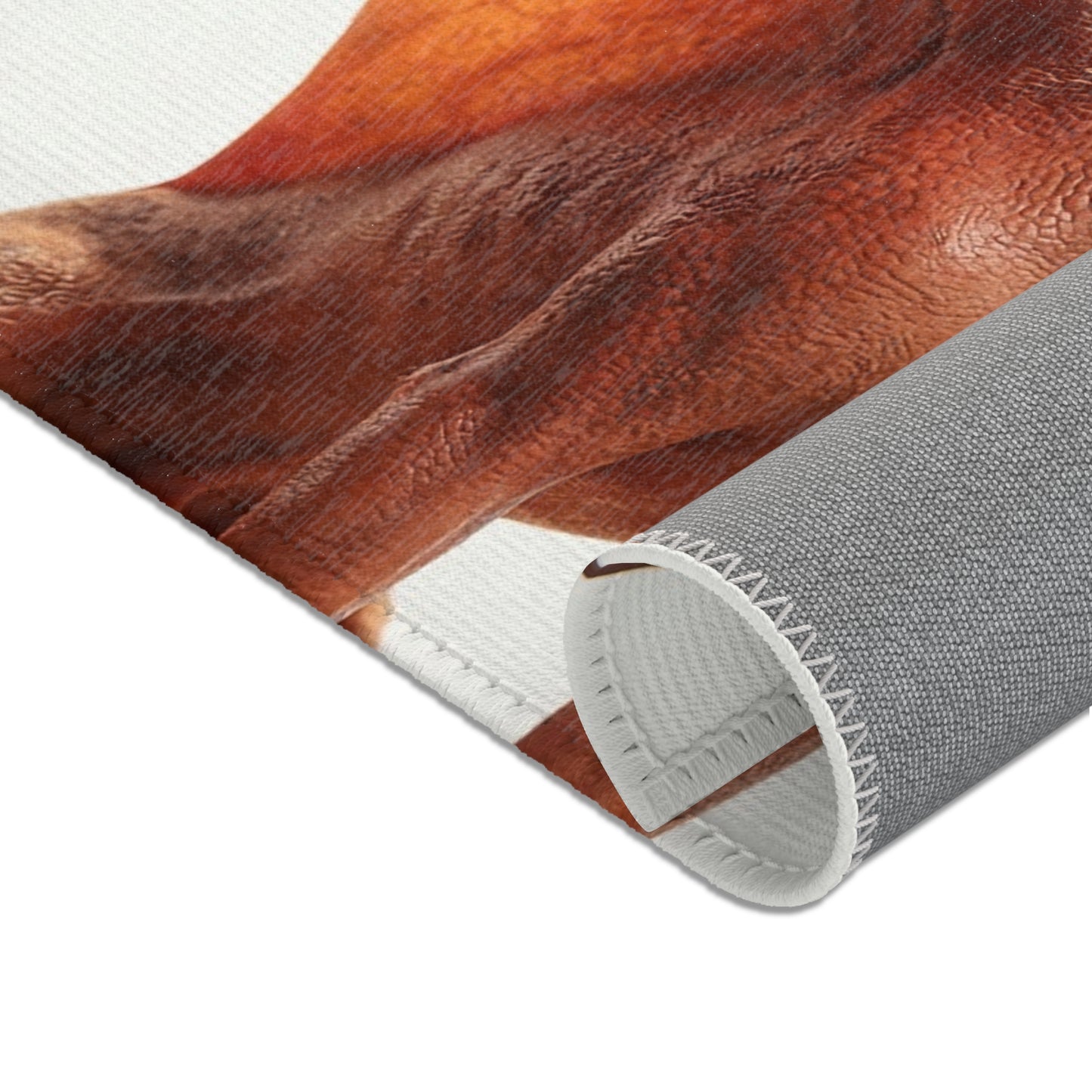 Winged Hound Area Rug – Amber Glow Guardian