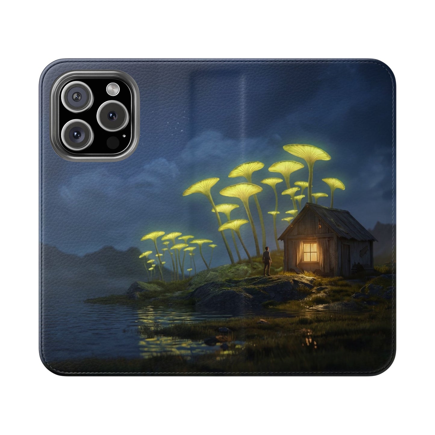 Glowing Mushroom Cottage Flip Cases – Whispering Grove Nightlight