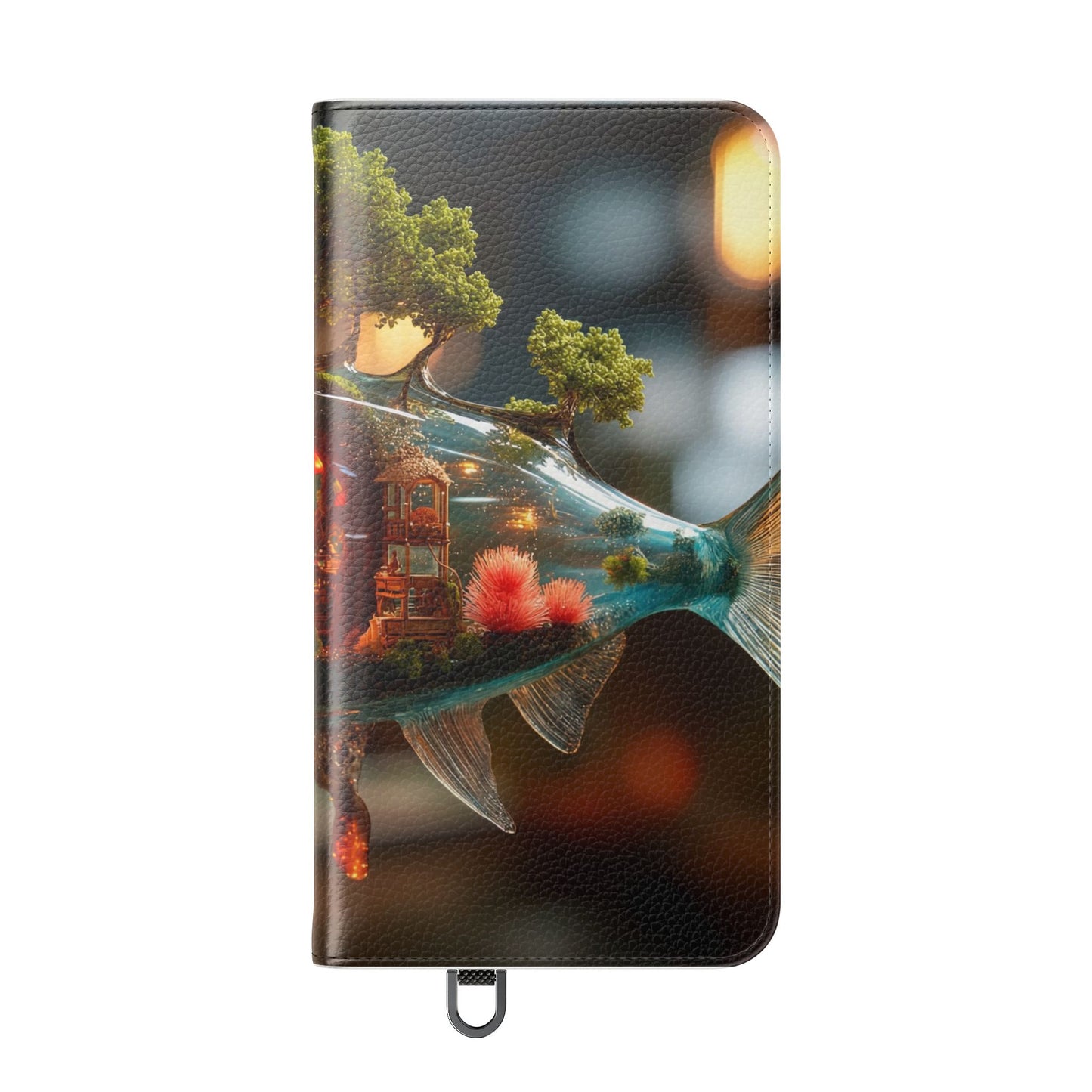 Forest Fish Flip Case – Liquid Glowwood Dreamscape