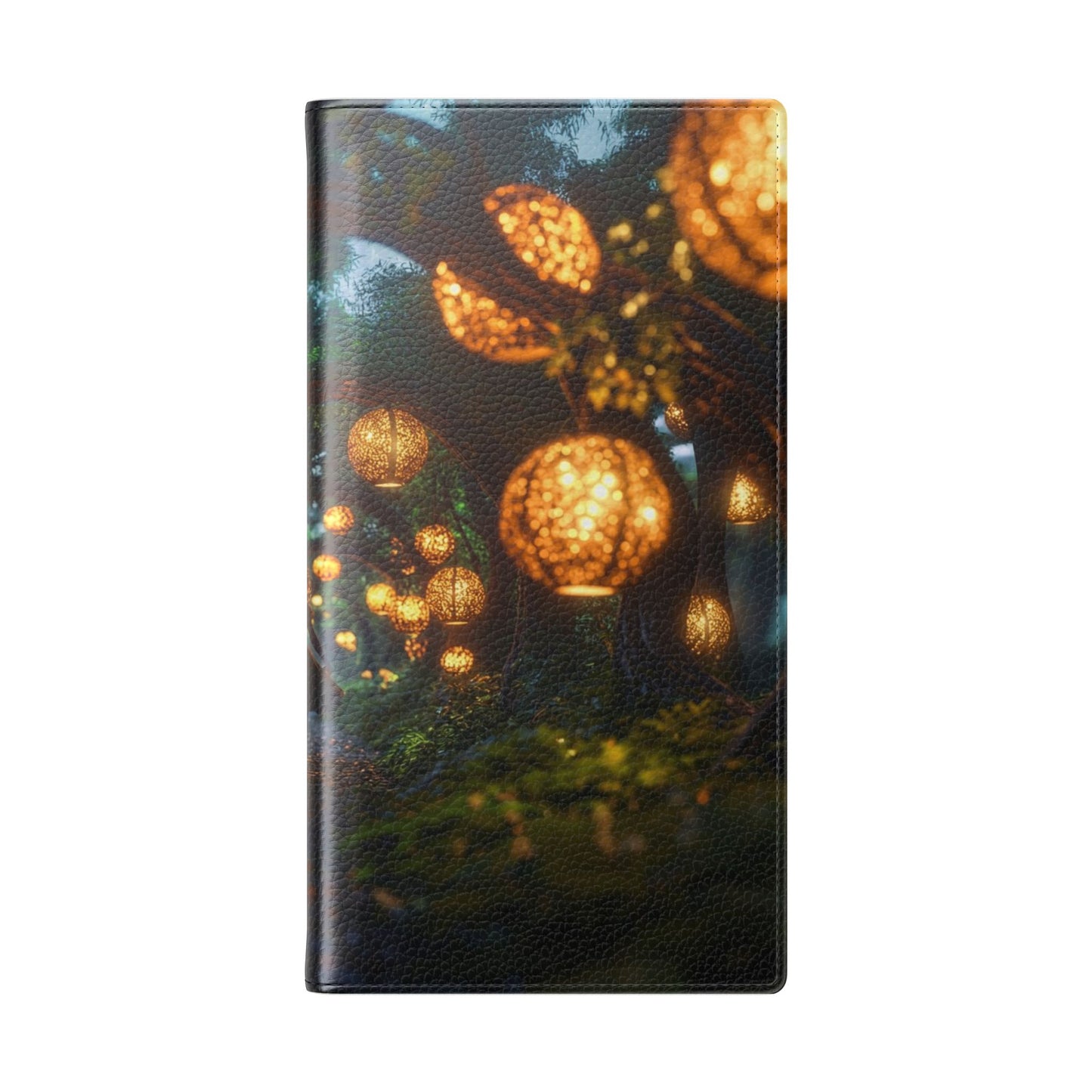 Lantern Archway Flip Cases – Girl Walking Through Forest Tunnel Art Case