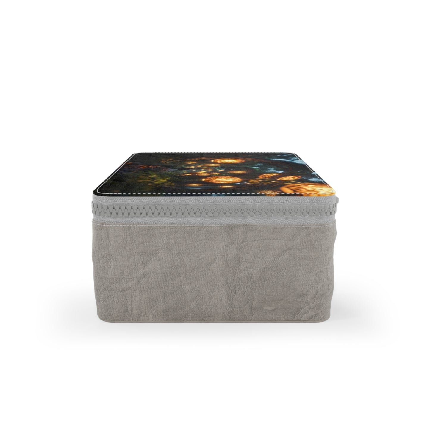Luminous Forest Path Paper Lunch Bag – Whispering Lanterns Through Ancient Trees