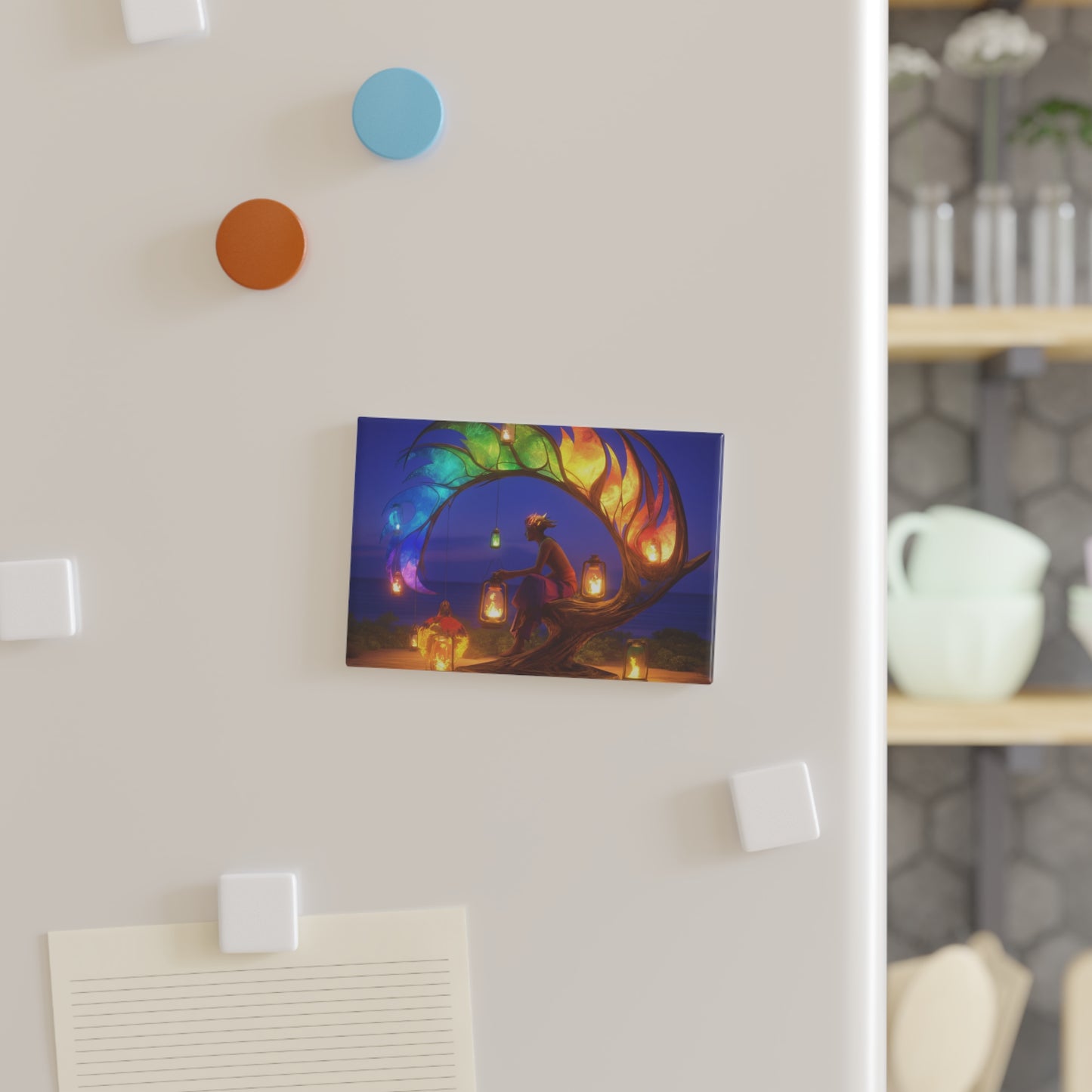 Luminous Rainbow Arch Magnet – Twilight Sanctuary for the Dreamer