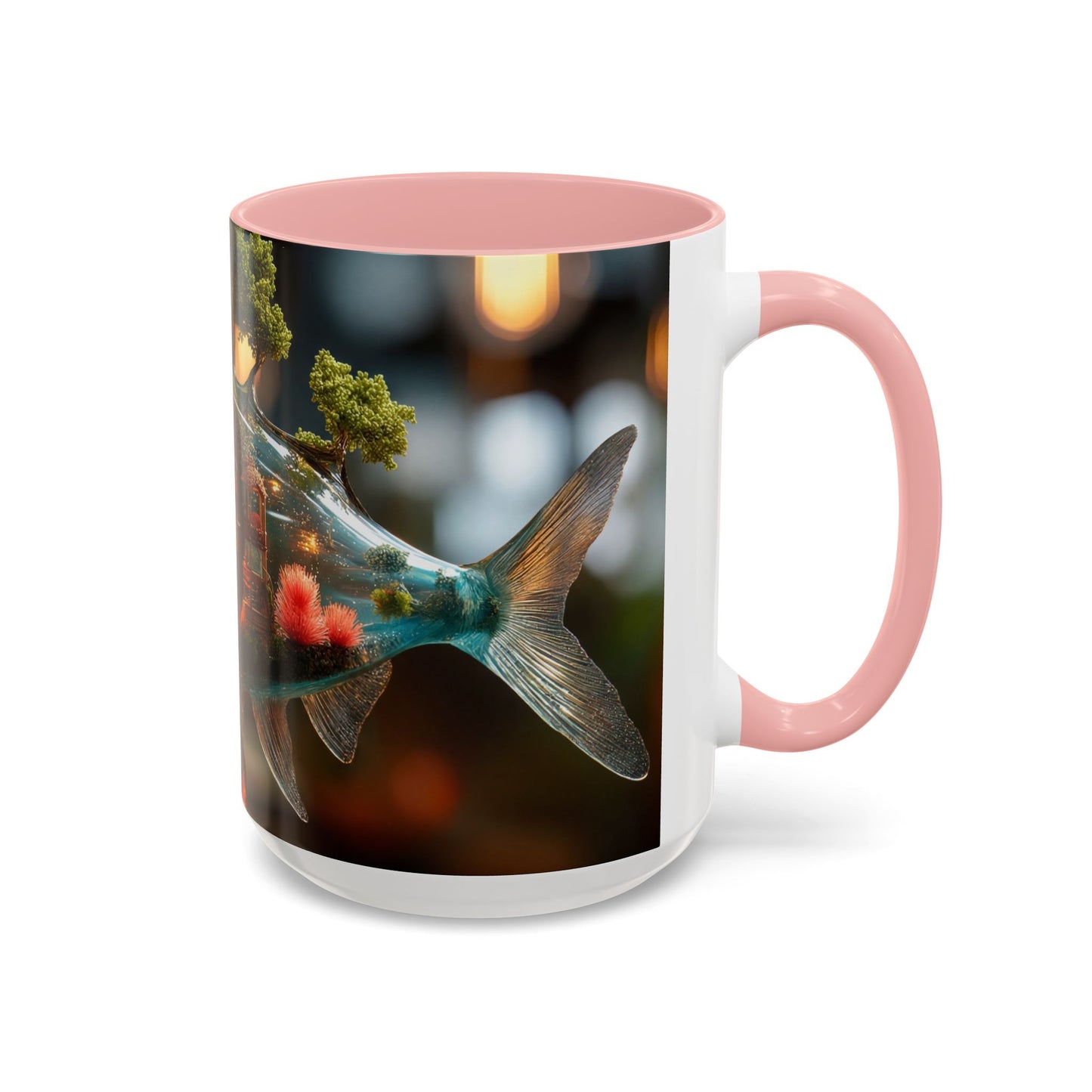 Forest Within Fish Accent Coffee Mug (11, 15oz) – Liquid Garden Dreamscape