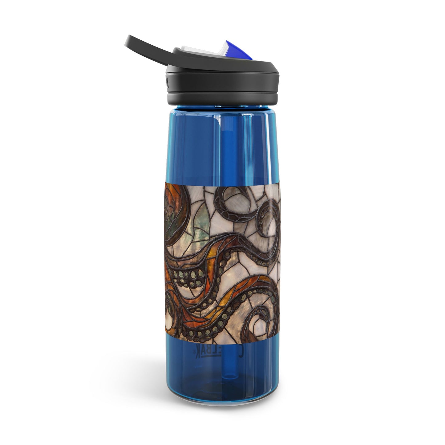 Stained Glass Octopus CamelBak Eddy® Water Bottle, 20oz\25oz – Amber Depths & Iron Lace
