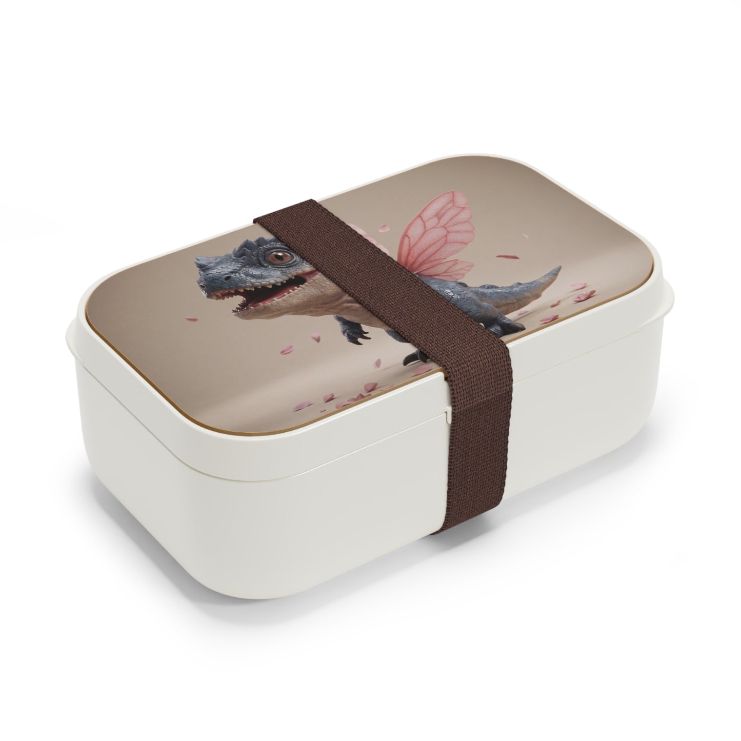 Fairy-Tailed Dinosaur Bento Lunch Box – Whimsical Garden Gaze